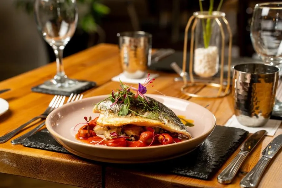 Food close-up in The Gower Hotel