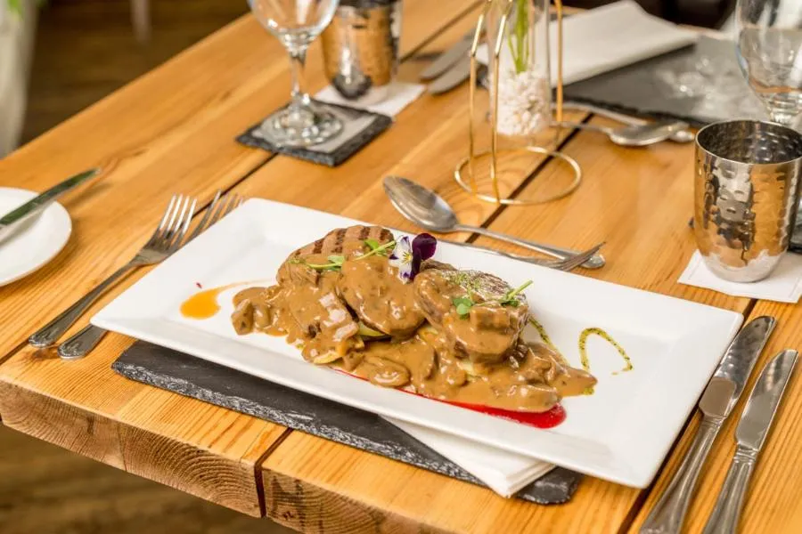 Food close-up in The Gower Hotel