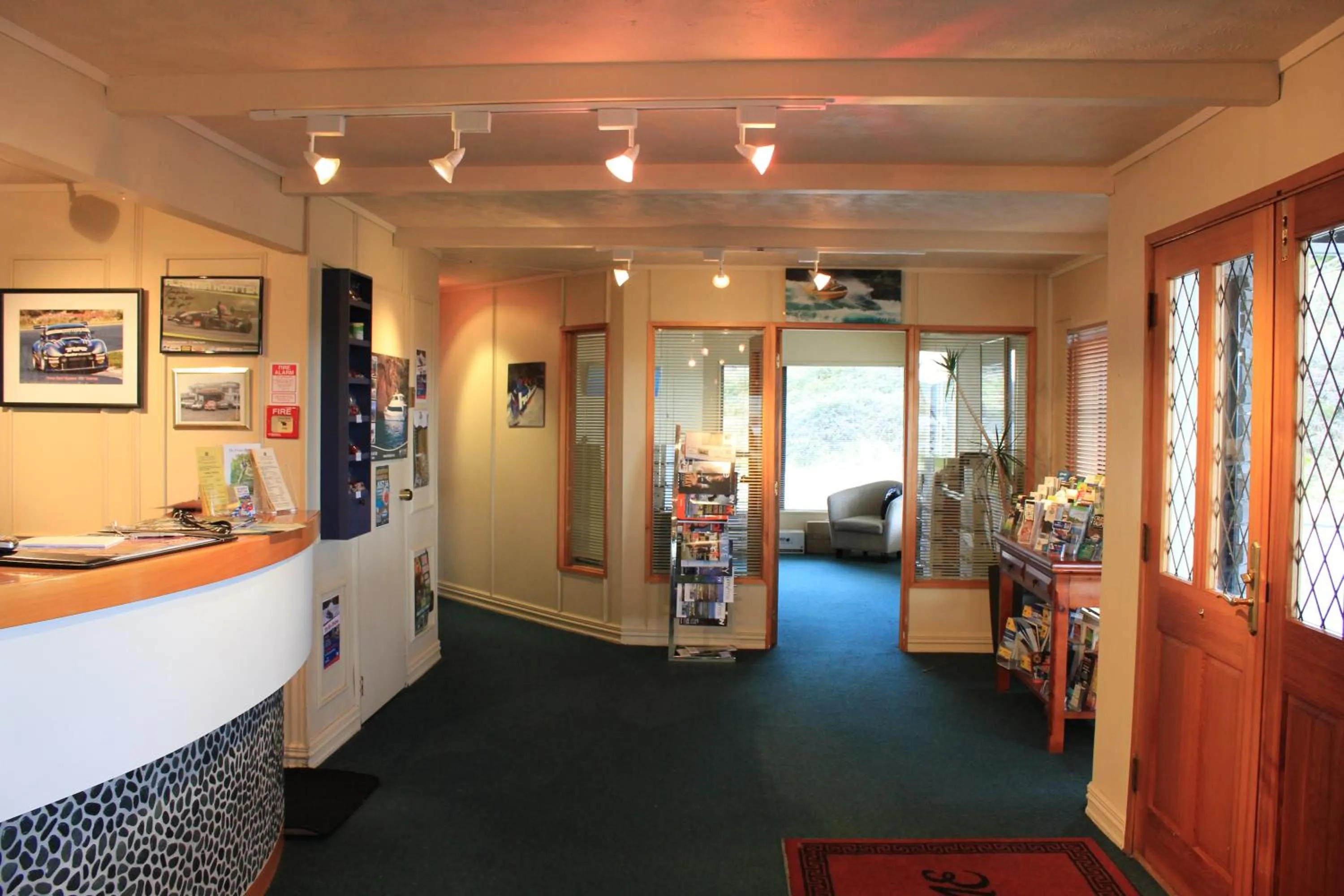 Lobby or reception, Bed in Chelmswood Motel Taupo