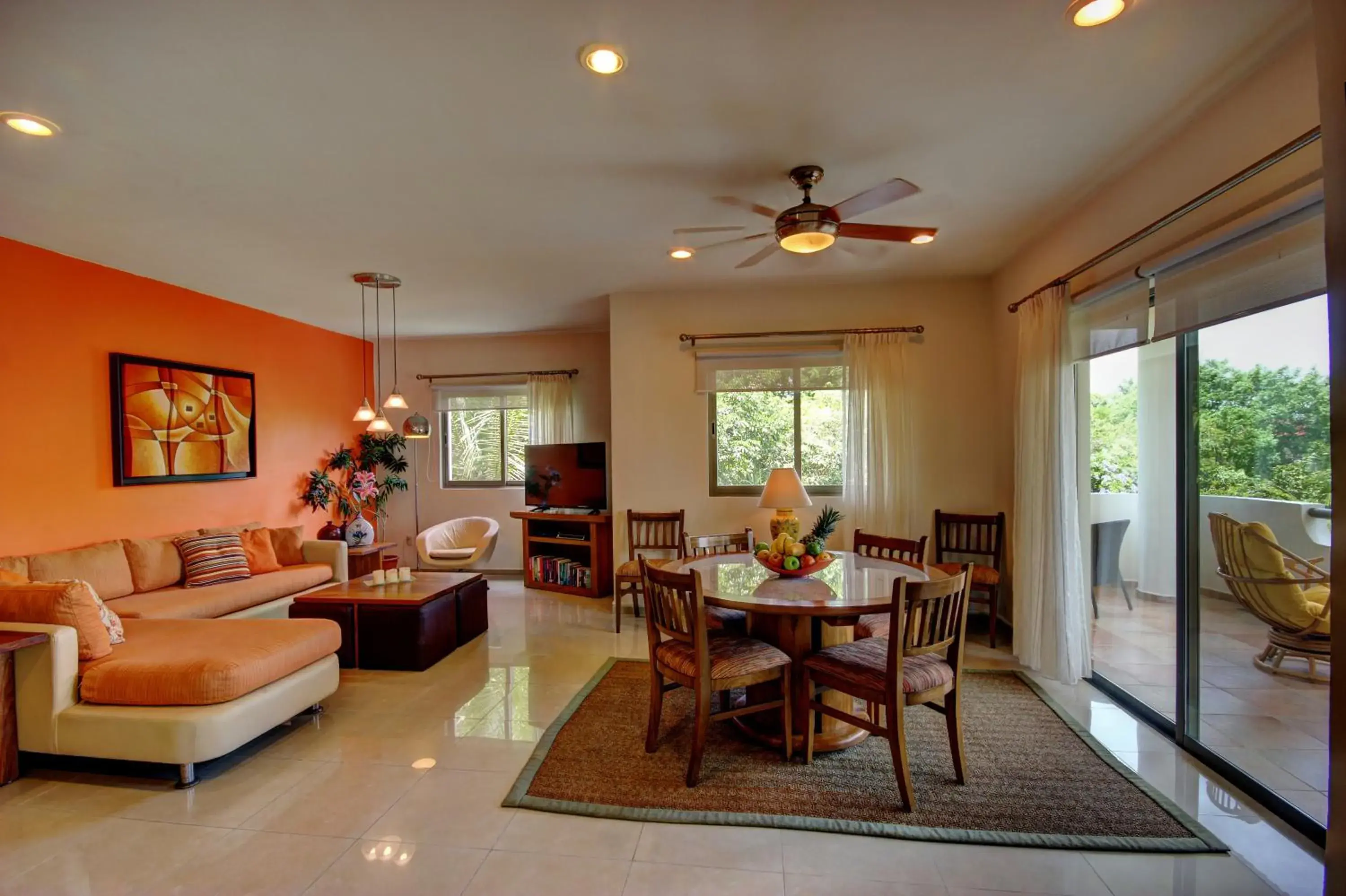 Living room in Riviera Maya Suites Living room in Riviera Maya Suites