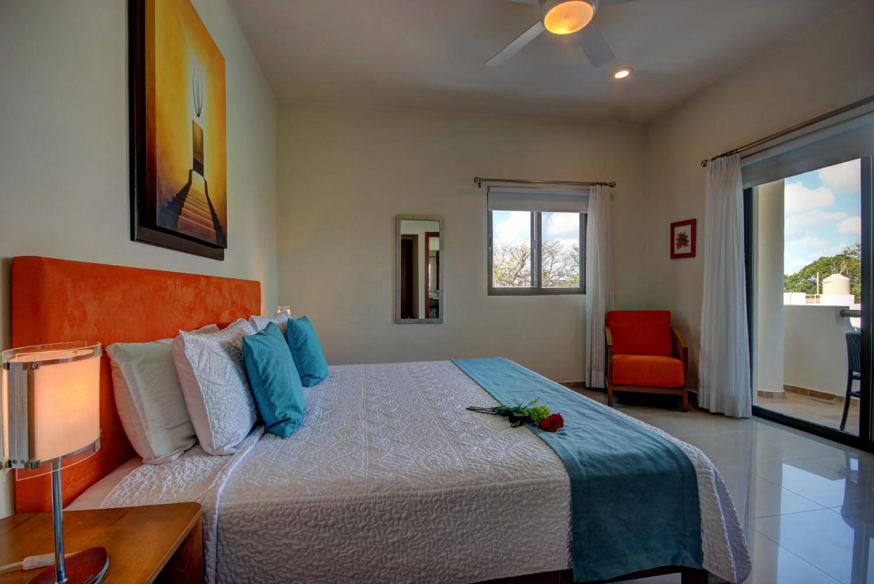 Photo of the whole room, Bed in Riviera Maya Suites