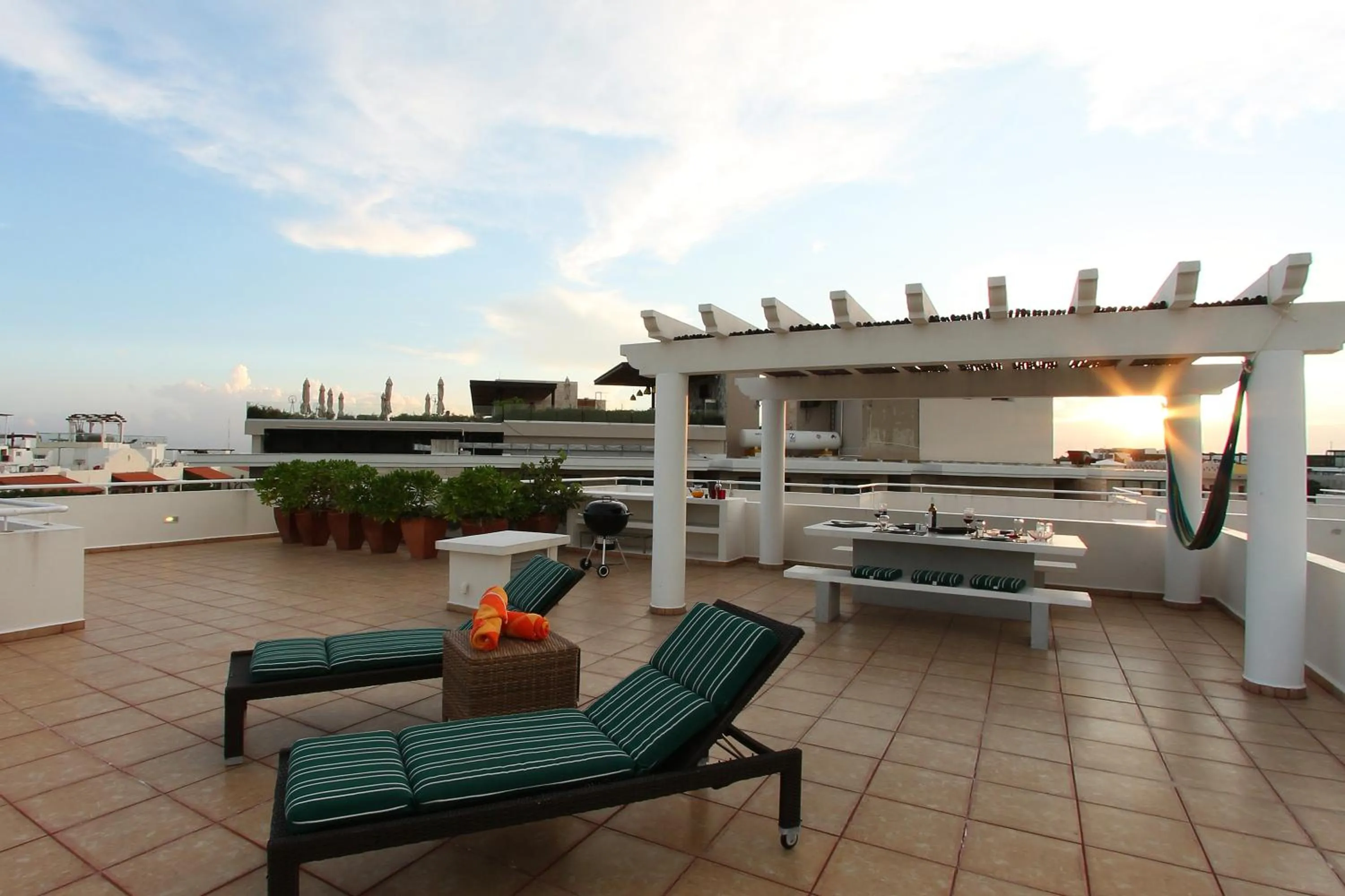 Patio in Riviera Maya Suites