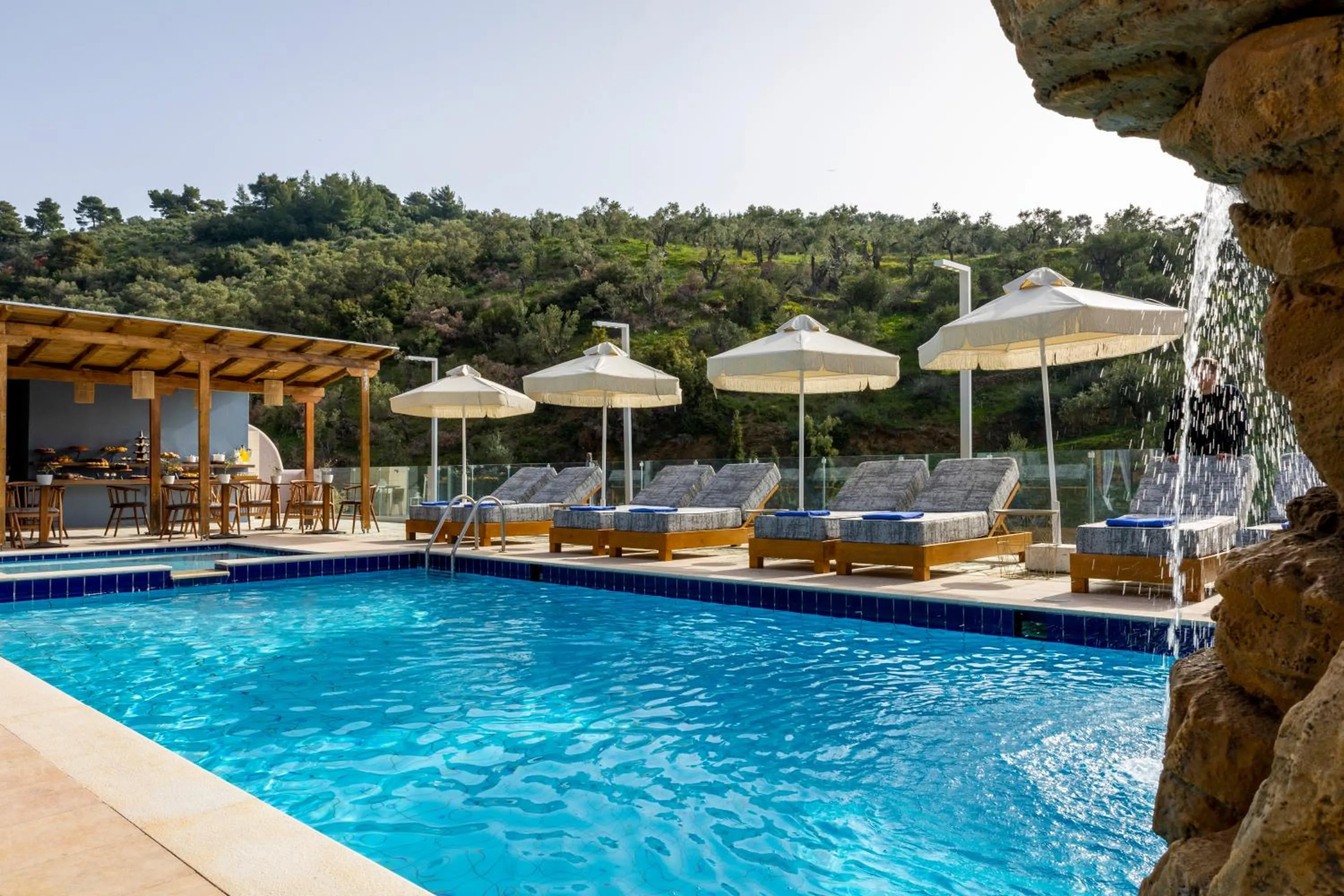 Swimming pool in Skiathos Avaton Suites & Villas, Philian Hotels and Resorts