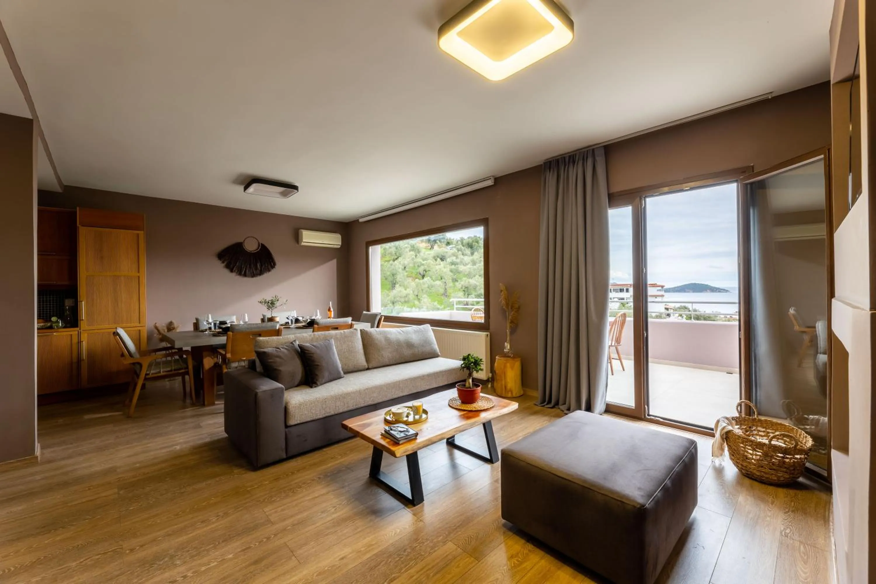Living room in Skiathos Avaton Suites & Villas, Philian Hotels and Resorts