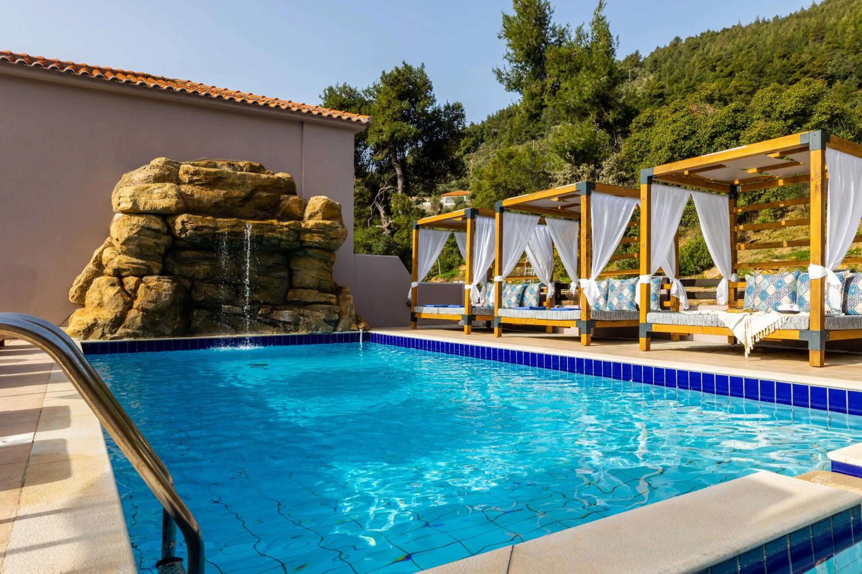 Swimming pool in Skiathos Avaton Suites & Villas, Philian Hotels and Resorts