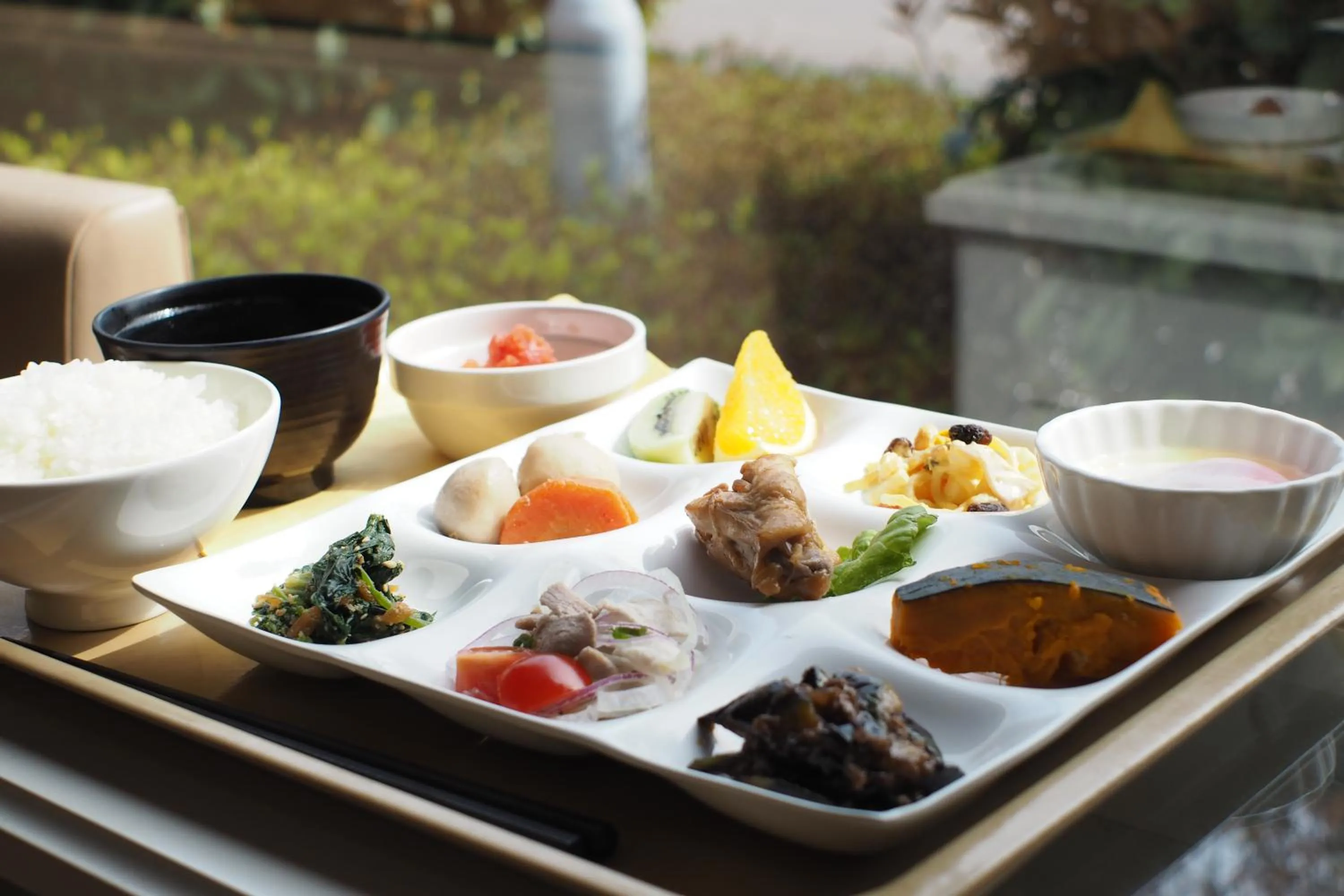 Buffet breakfast in Imari Grand Hotel