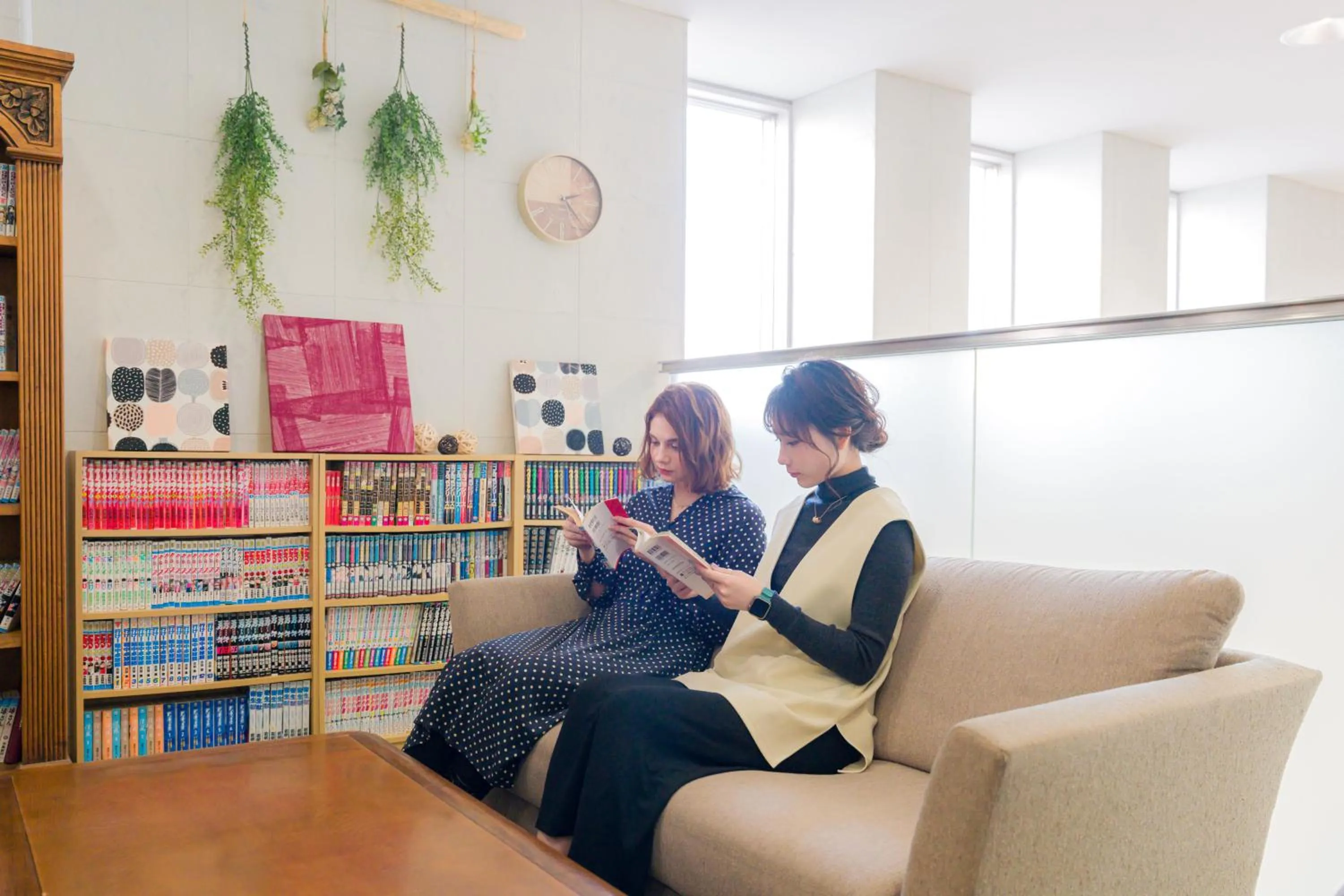 Library in Imari Grand Hotel