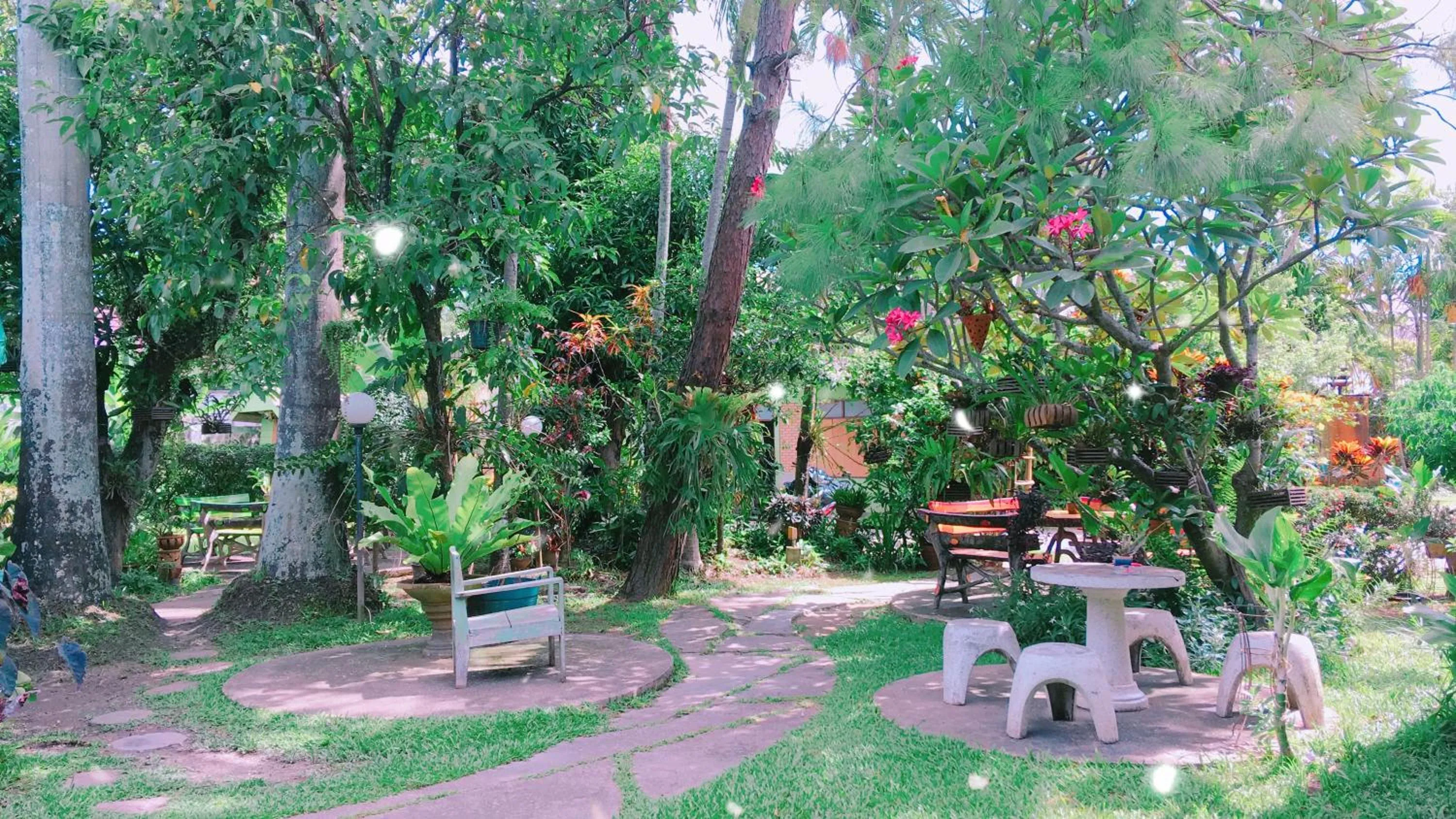 Seating area in Baan Bua Guest House