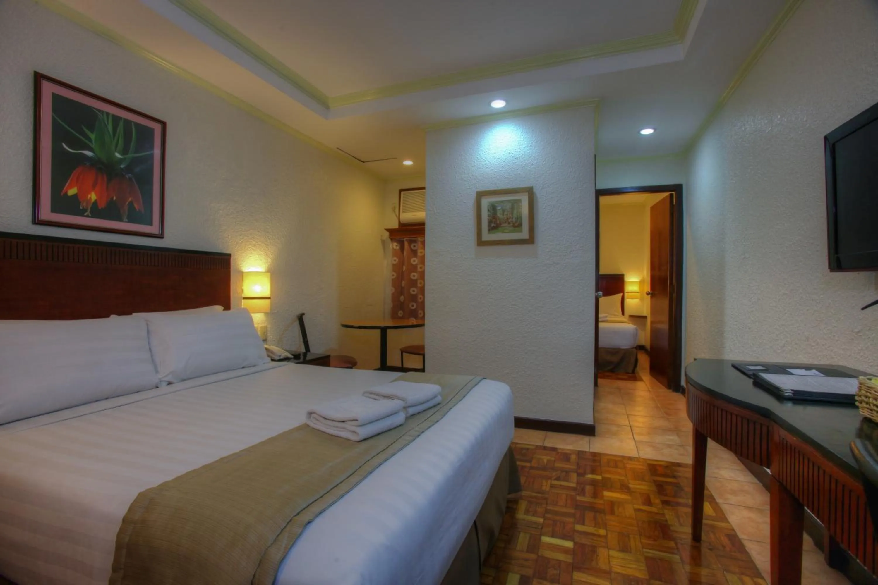 Photo of the whole room, Bed in Fersal Hotel - P. Tuazon Cubao