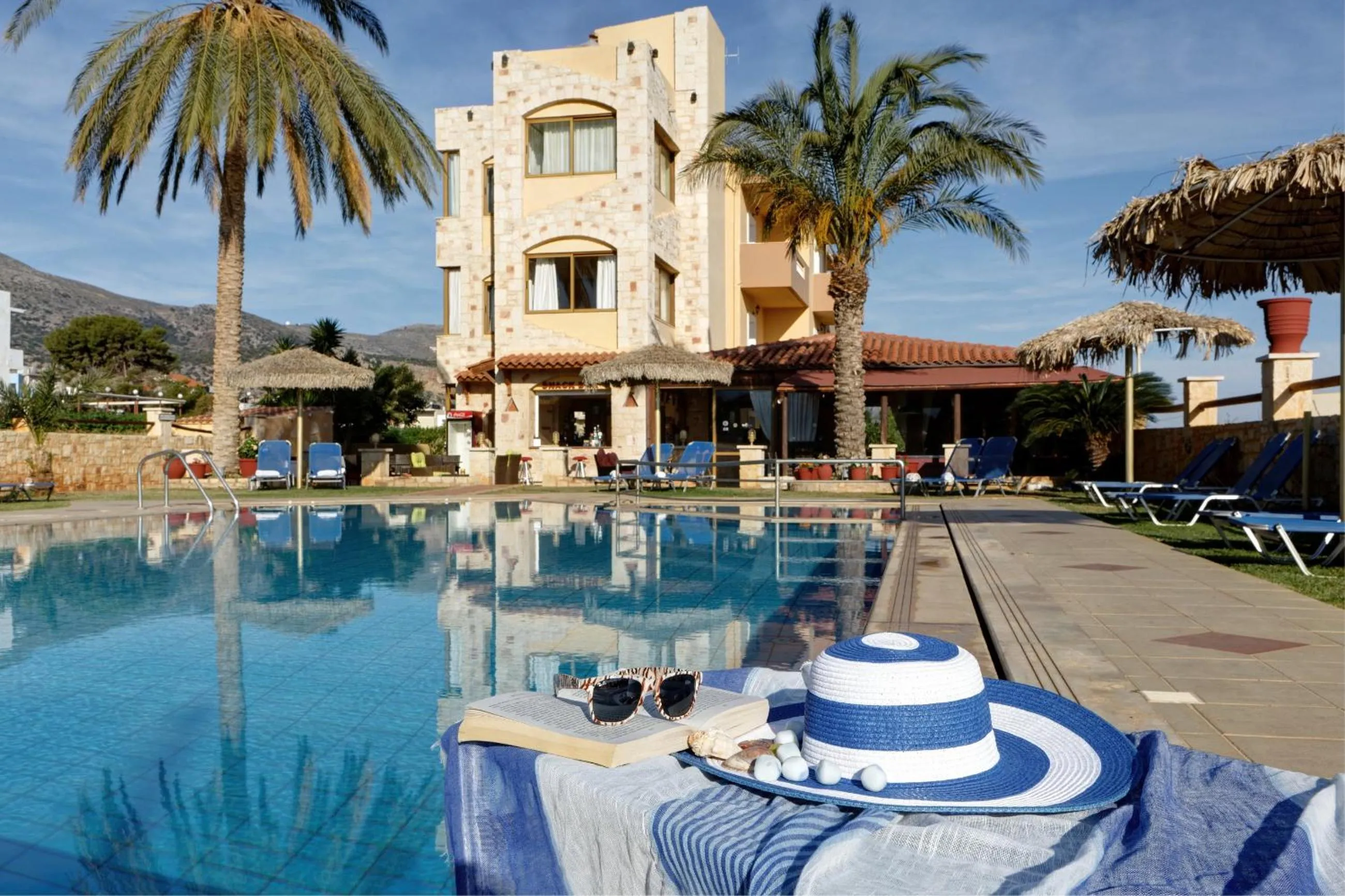 Swimming pool in Danelis Studios & Apartments