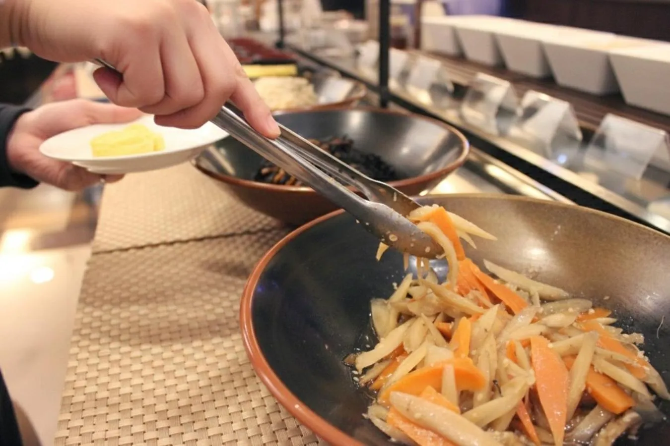 Buffet breakfast in Hearton Hotel Nishi Umeda