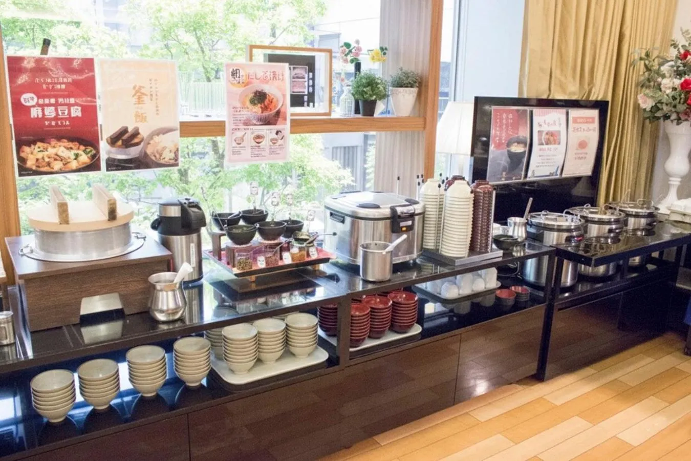 Buffet breakfast in Hearton Hotel Nishi Umeda