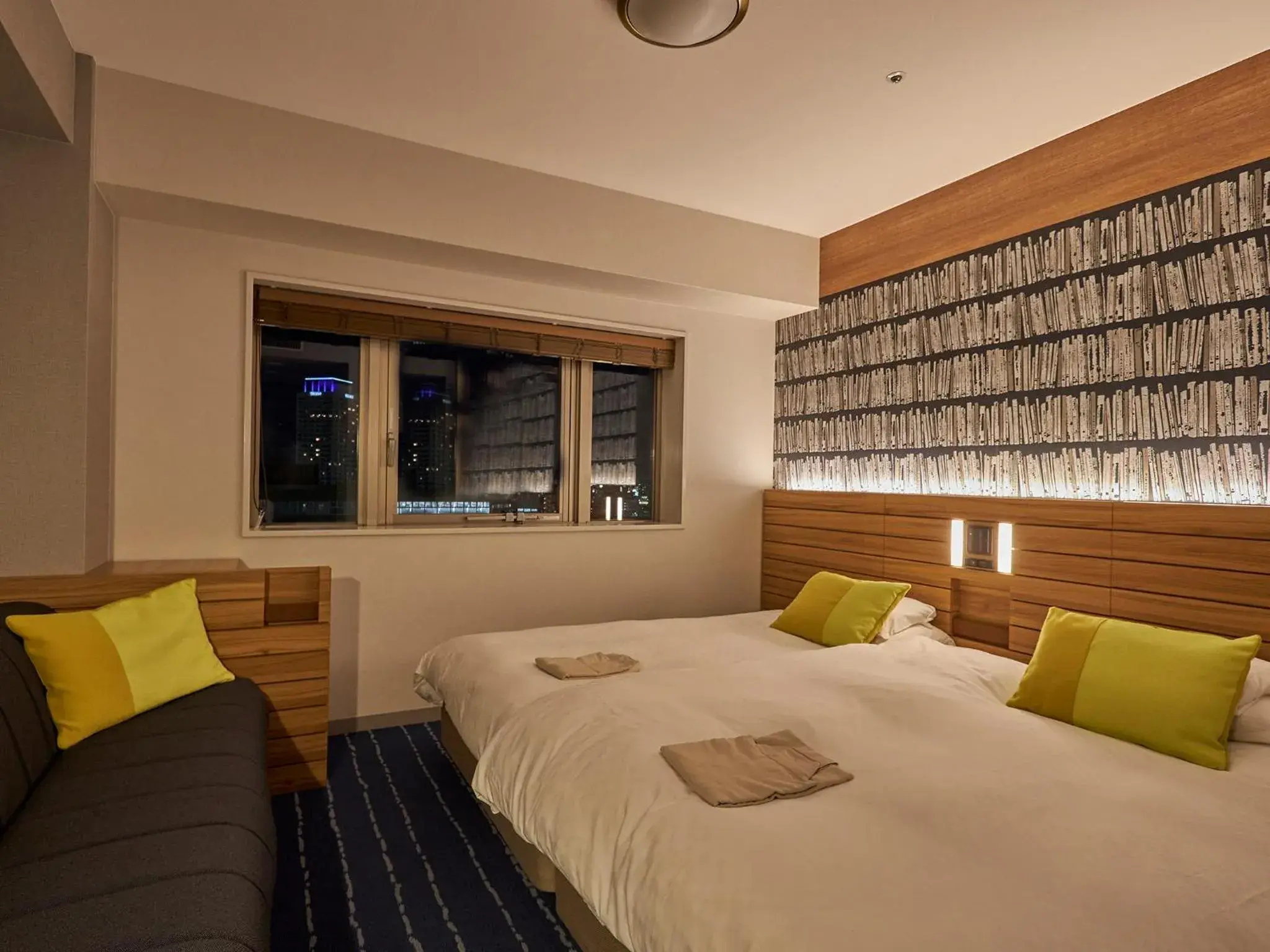 Photo of the whole room, Bed in Hearton Hotel Nishi Umeda Photo of the whole room, Bed in Hearton Hotel Nishi Umeda