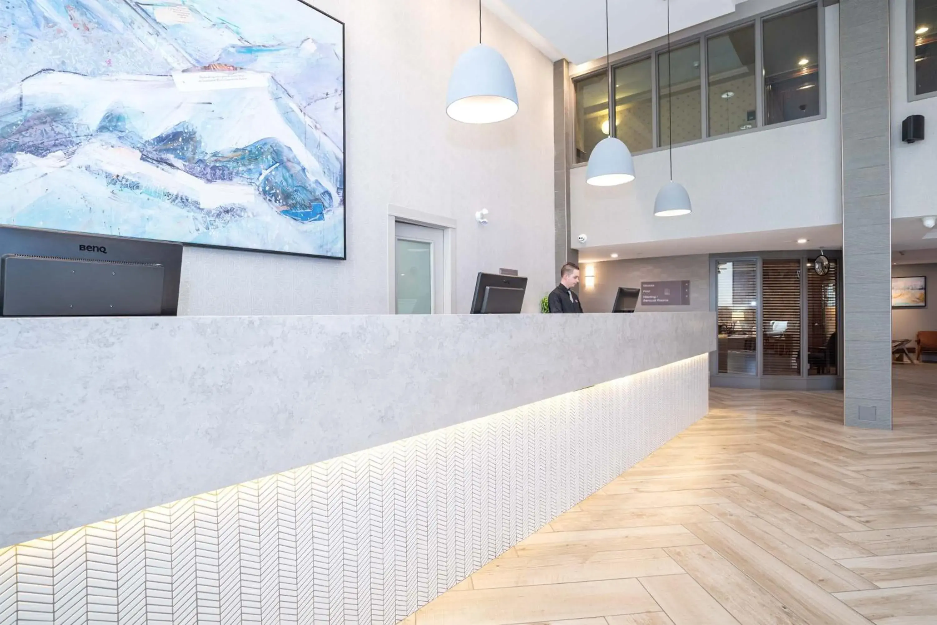 Facade/entrance in Sandman Signature Calgary Airport Hotel Facade/entrance in Sandman Signature Calgary Airport Hotel