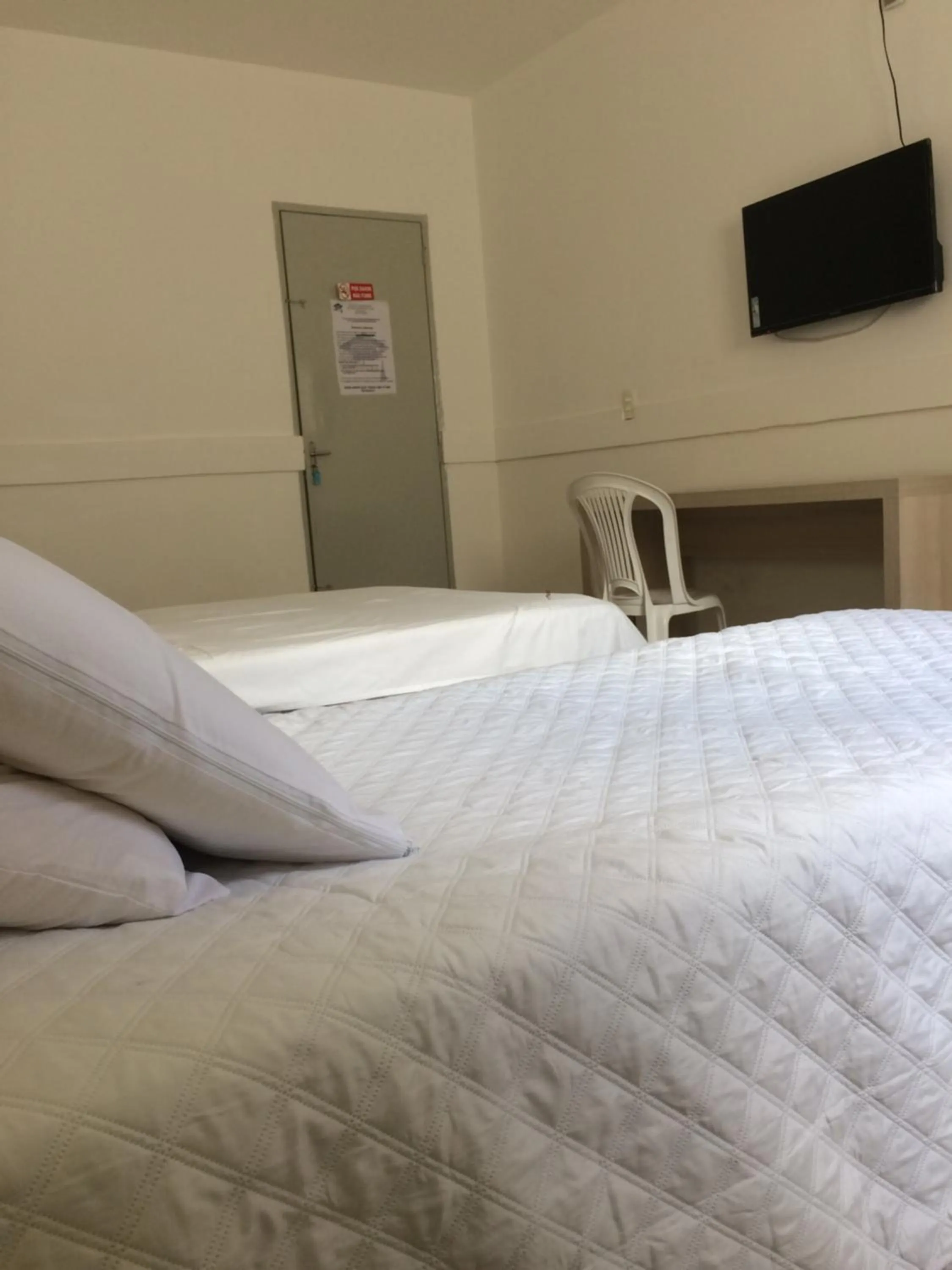 Bed in Hotel Pousada Universitária