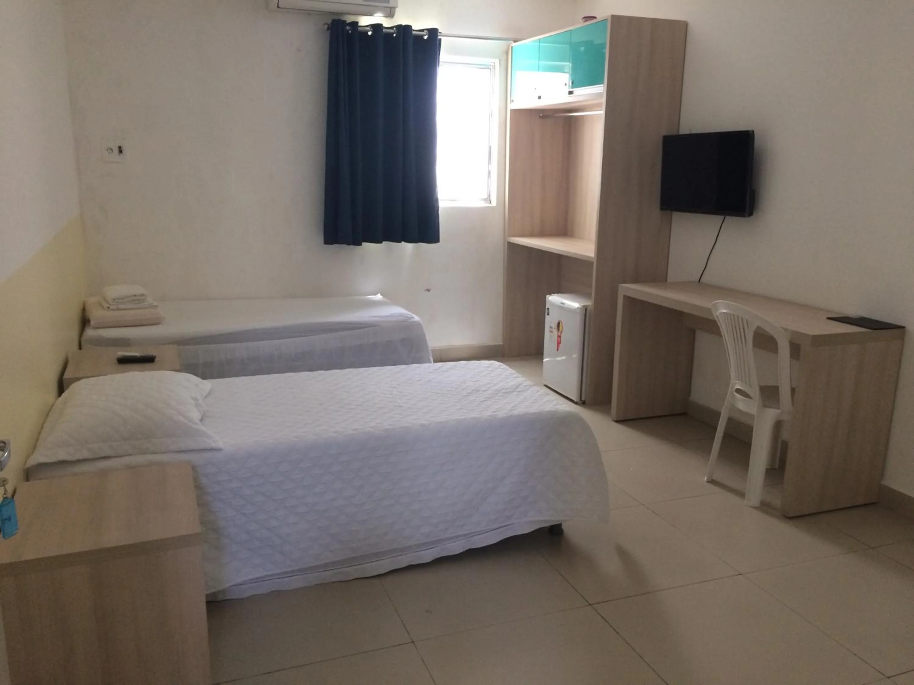 Bed in Hotel Pousada Universitária