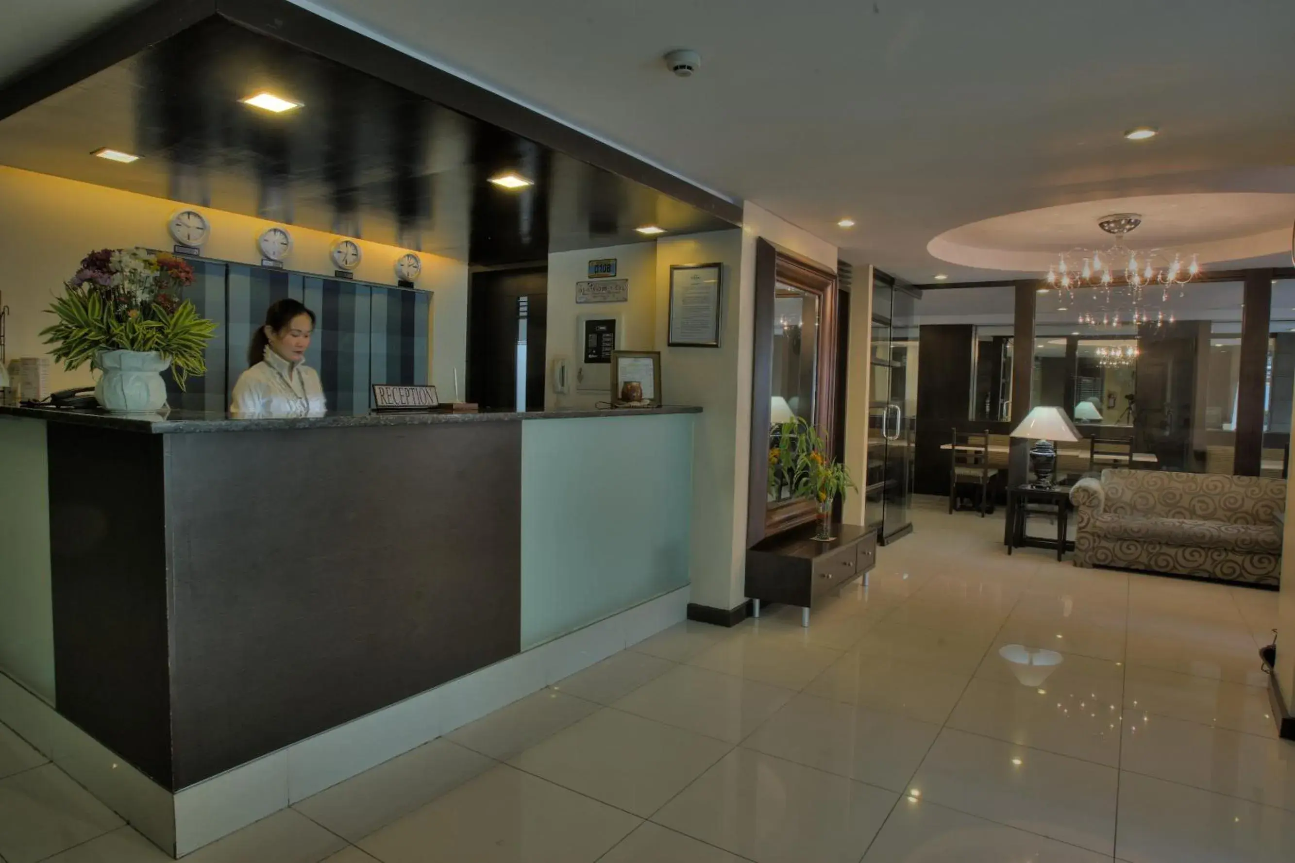 Lobby or reception in Fersal Hotel Neptune Makati Lobby or reception in Fersal Hotel Neptune Makati
