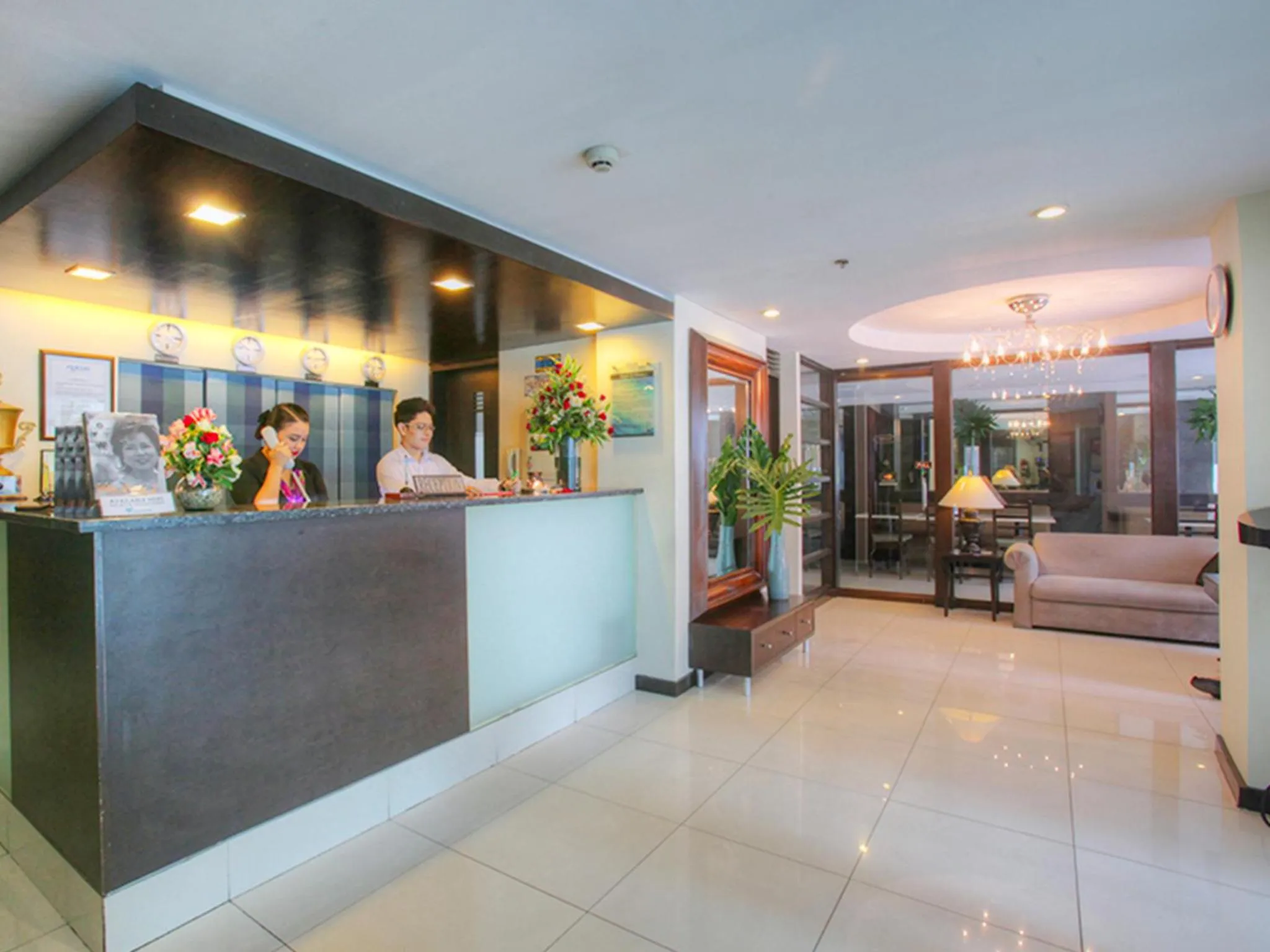 Lobby or reception in Fersal Hotel Neptune Makati