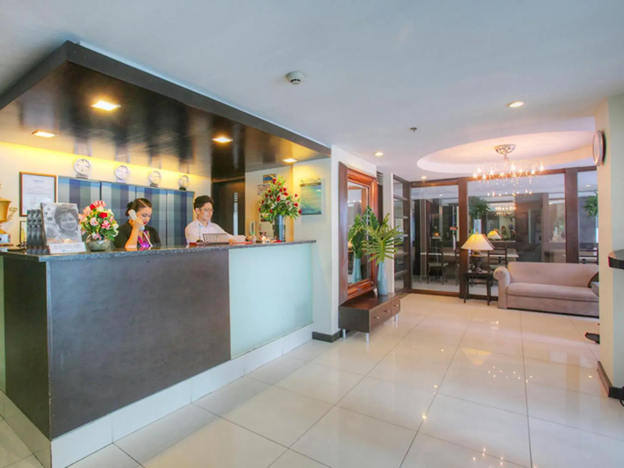 Lobby or reception in Fersal Hotel Neptune Makati Lobby or reception in Fersal Hotel Neptune Makati