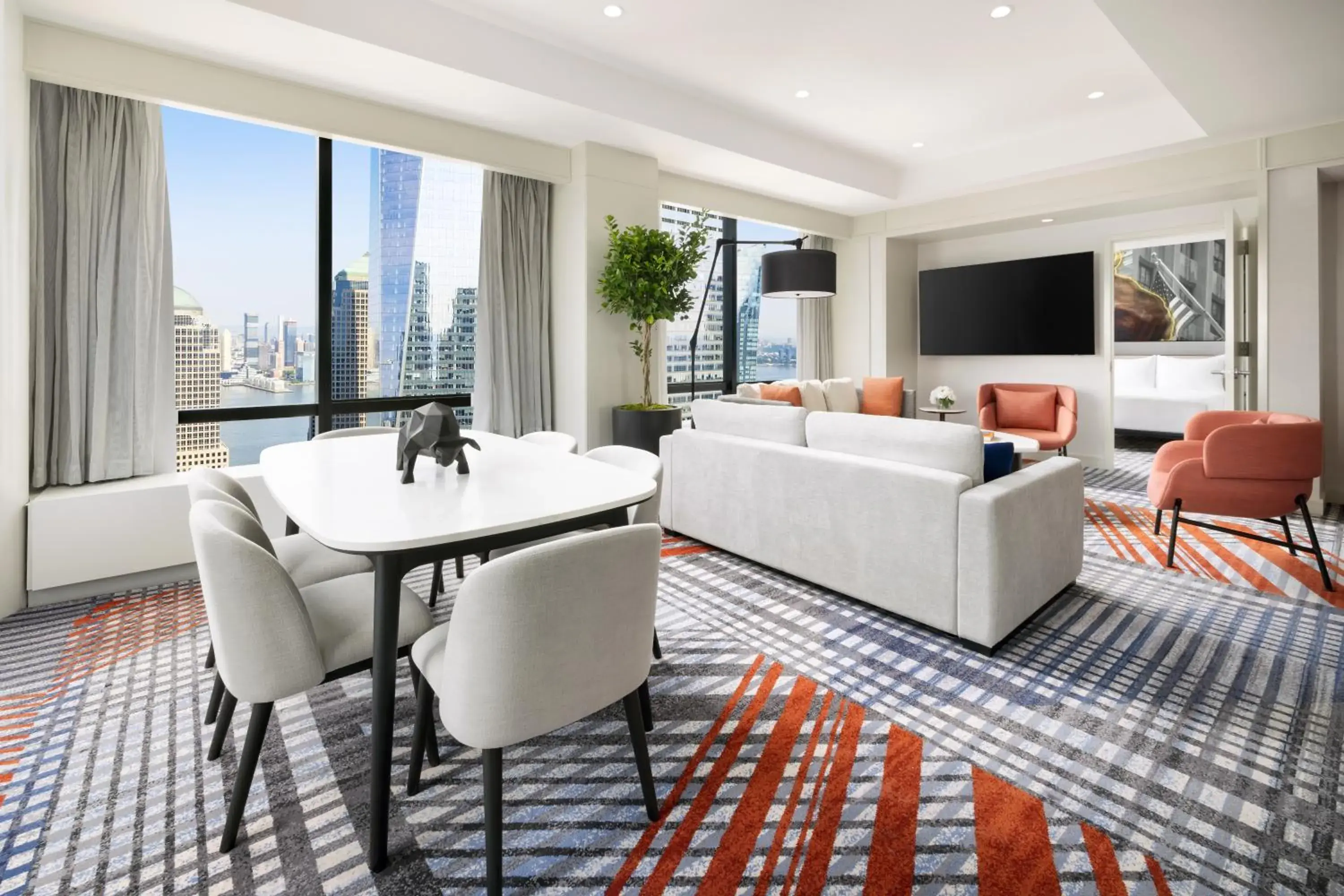 Living room in M Social New York Downtown - formerly Millennium Downtown New York Living room in M Social New York Downtown - formerly Millennium Downtown New York