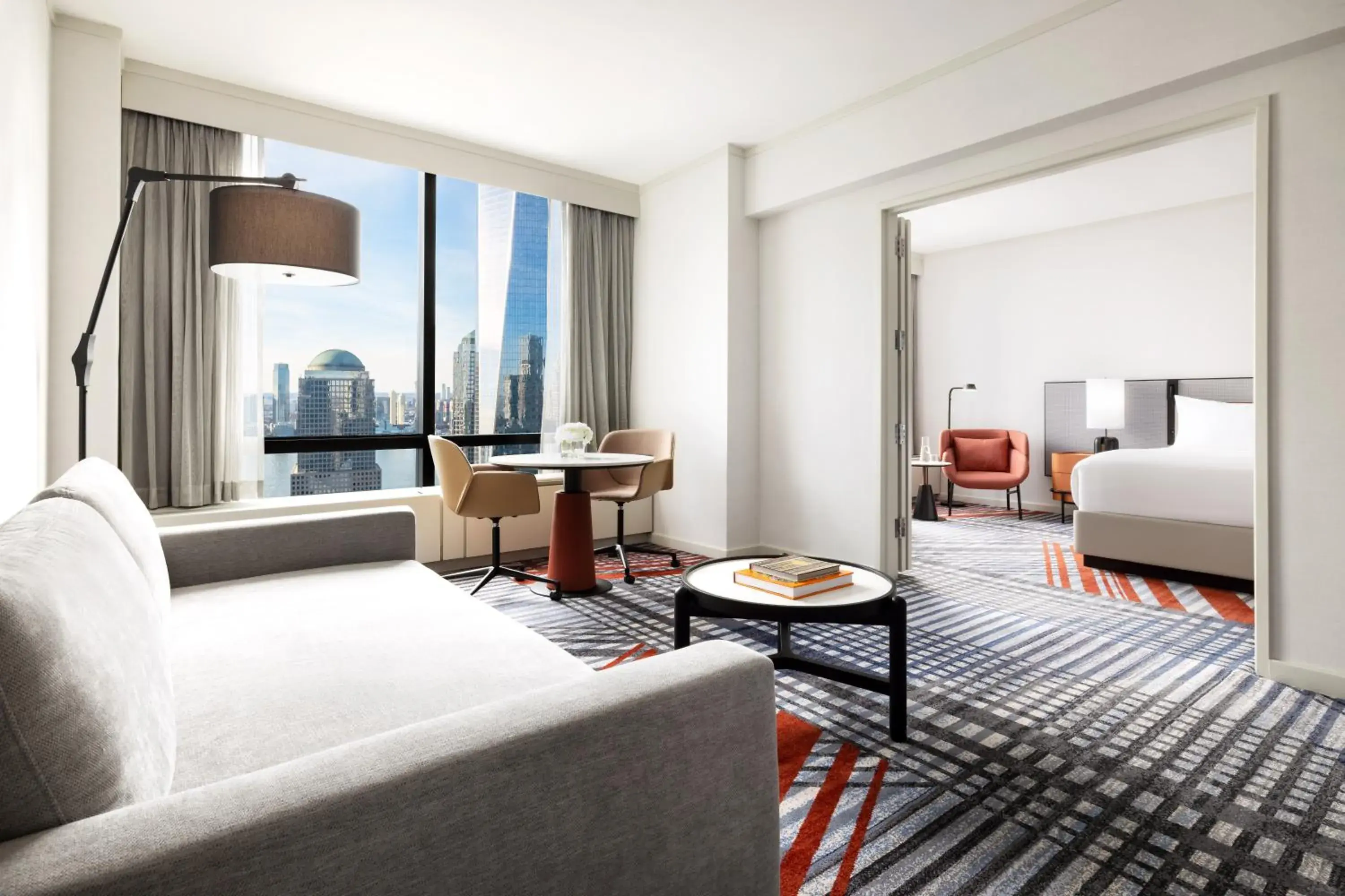 Living room, Bed in M Social New York Downtown - formerly Millennium Downtown New York Living room, Bed in M Social New York Downtown - formerly Millennium Downtown New York