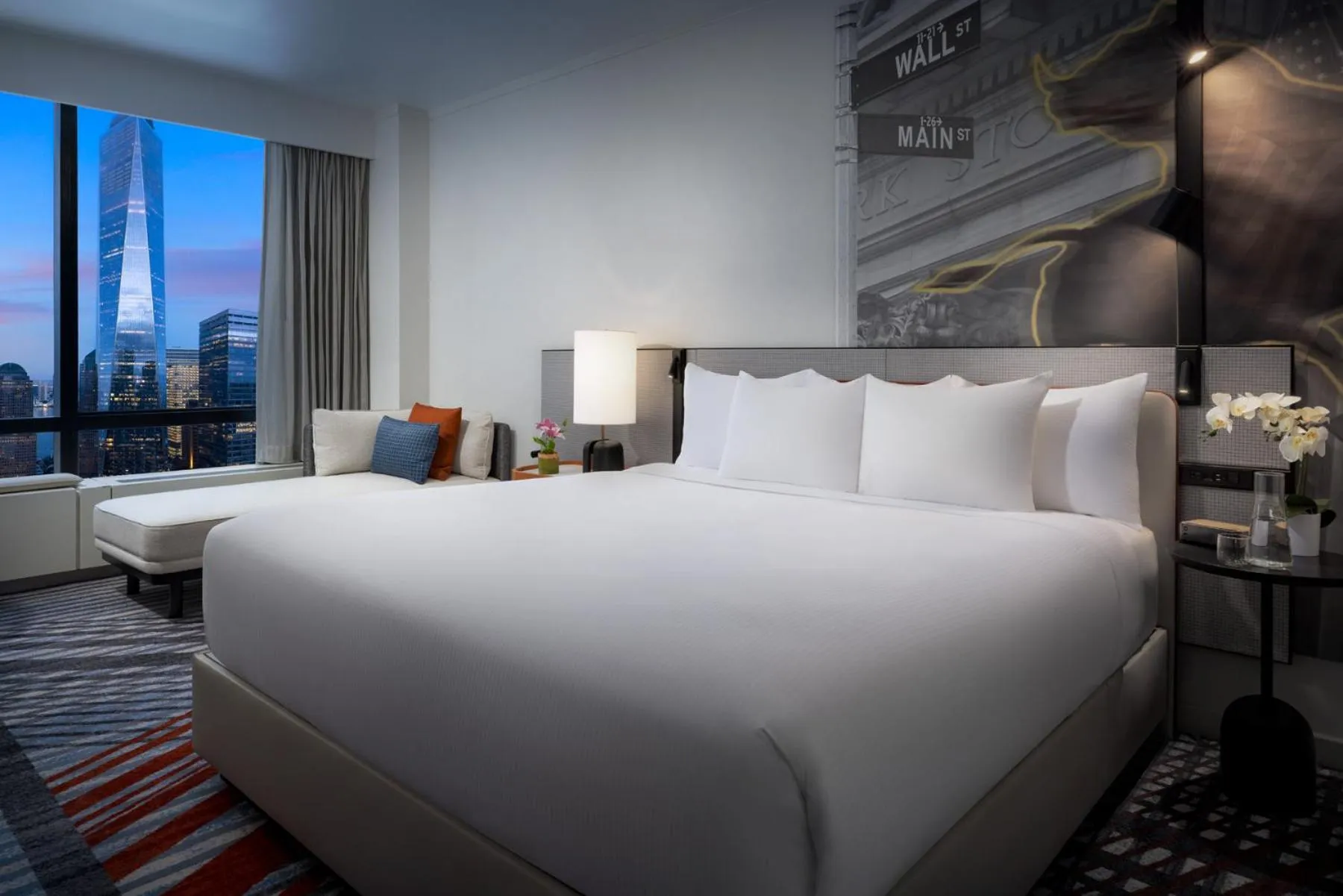 Bed in M Social Hotel New York Downtown