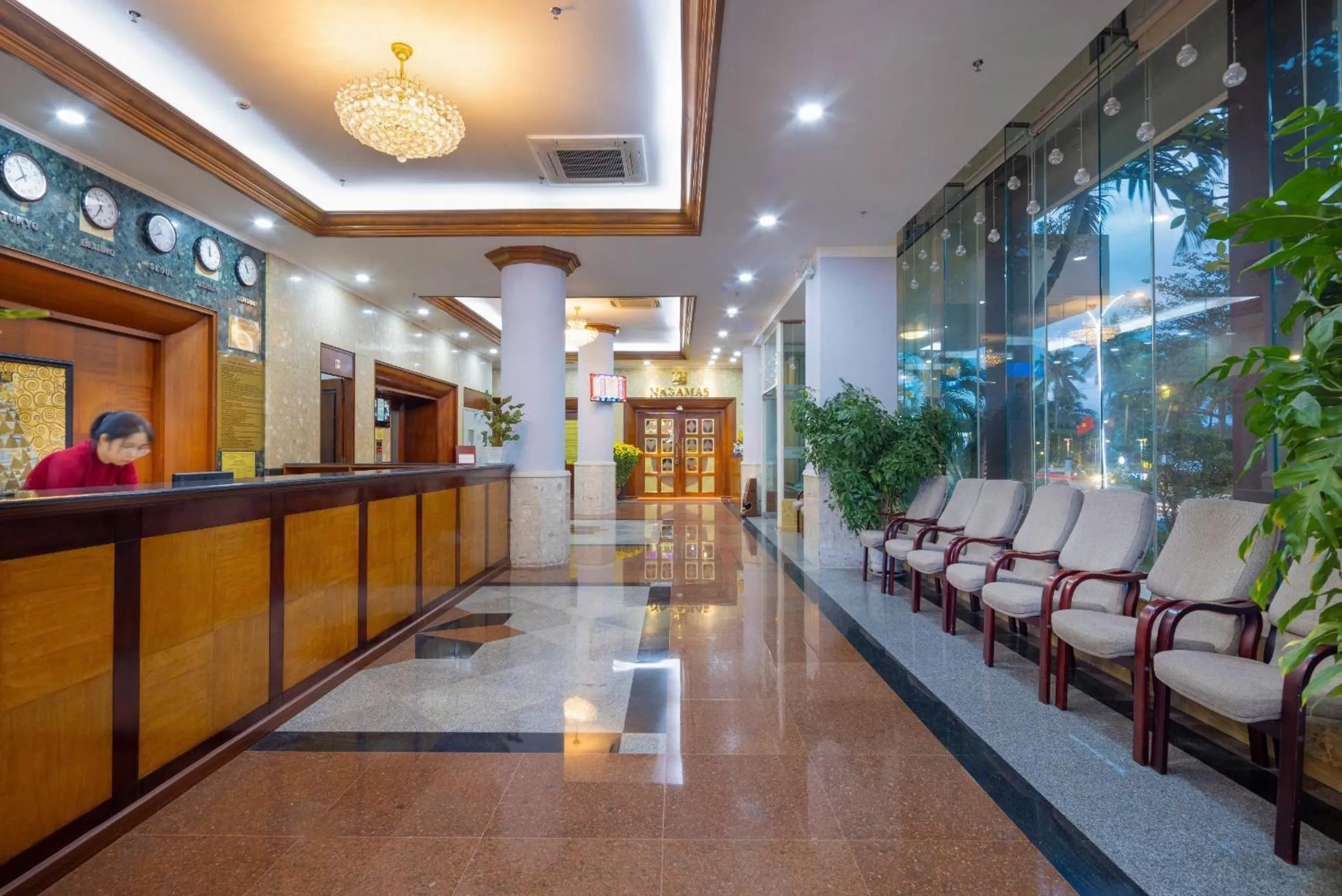 Lobby or reception in Nha Trang Lodge Hotel