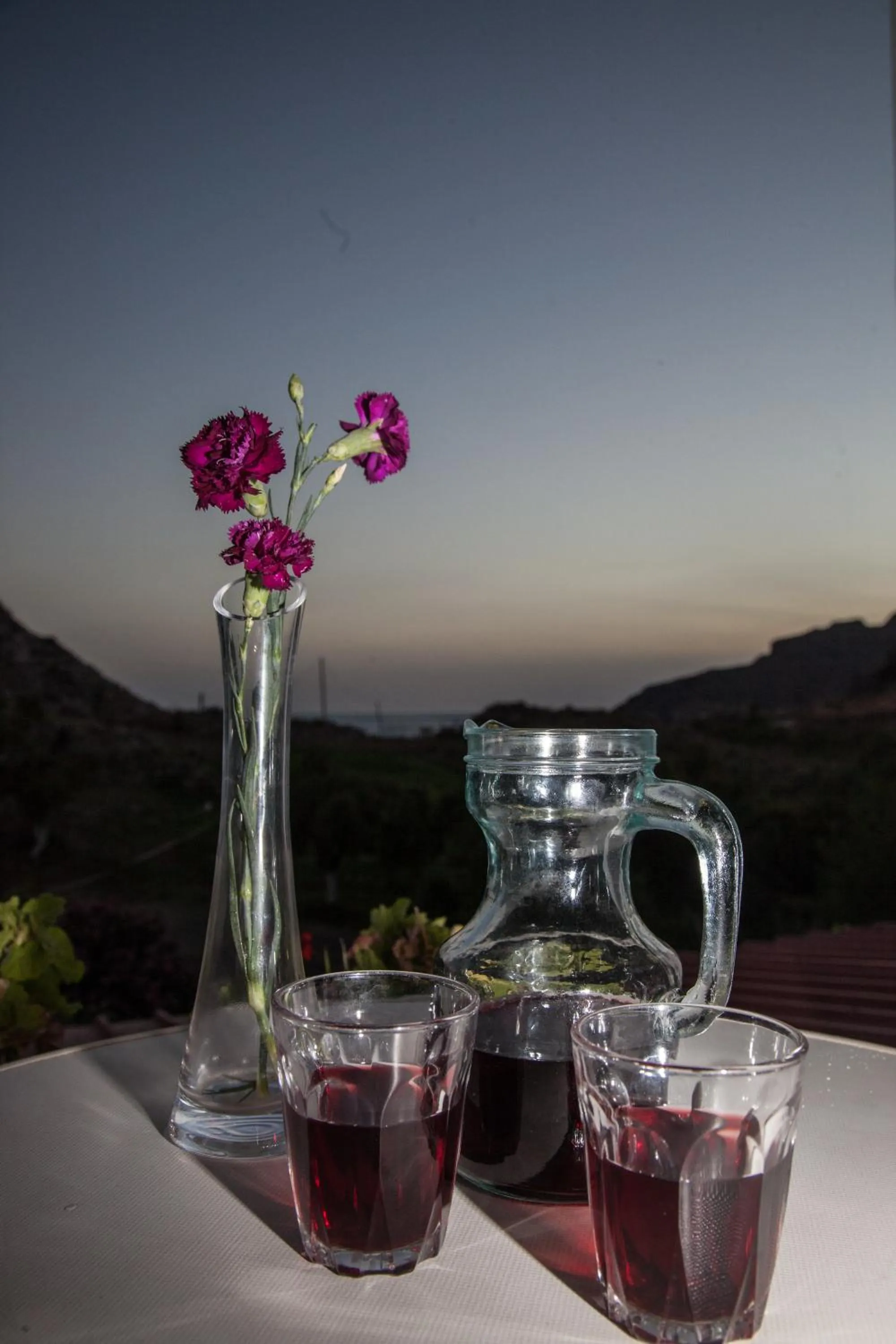 Drinks in Ammoudi Hotel