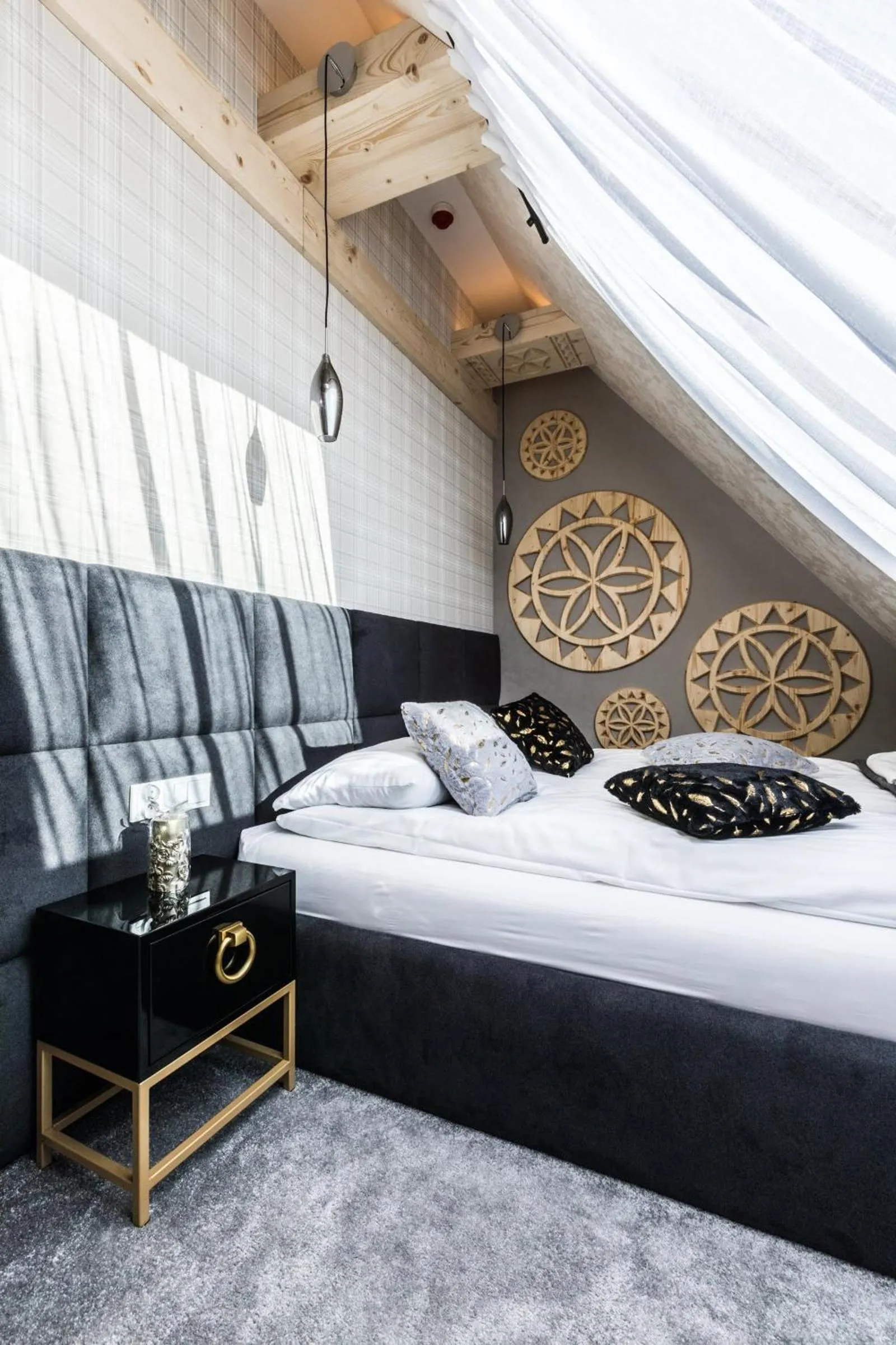 Bedroom, Bed in Aparthotel Góralski Spa & Restaurant
