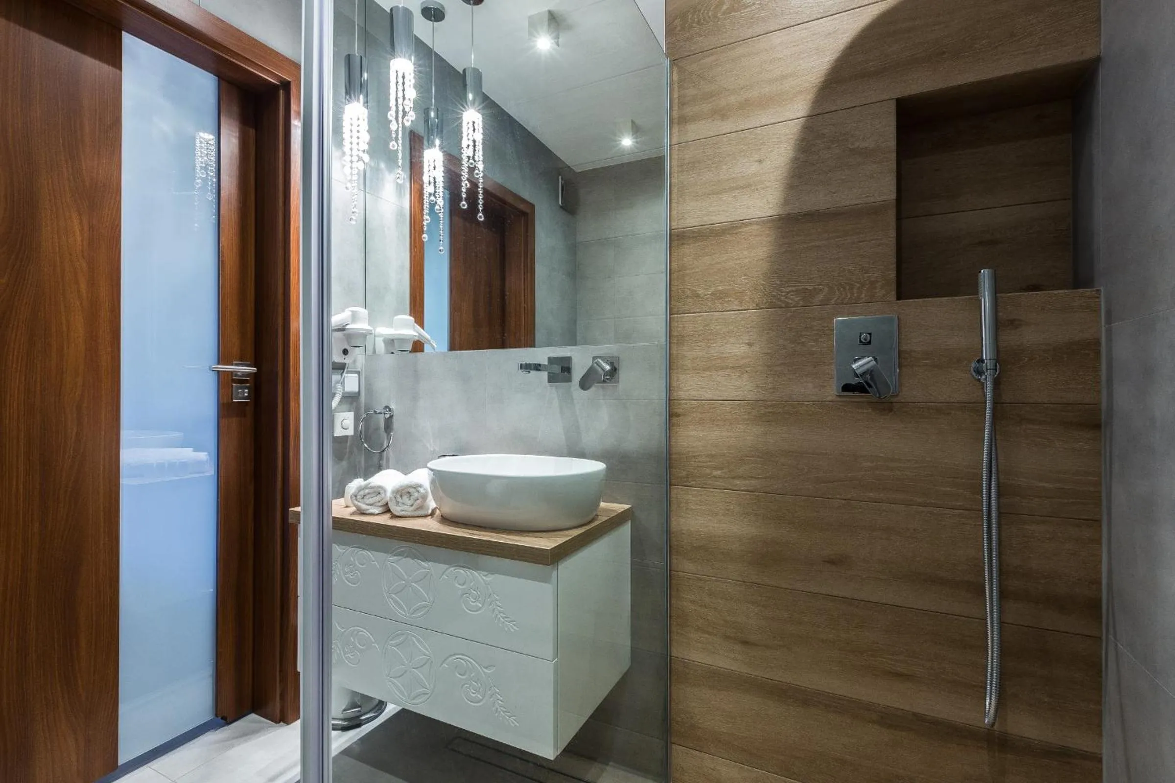 Shower in Aparthotel Góralski Spa & Restaurant