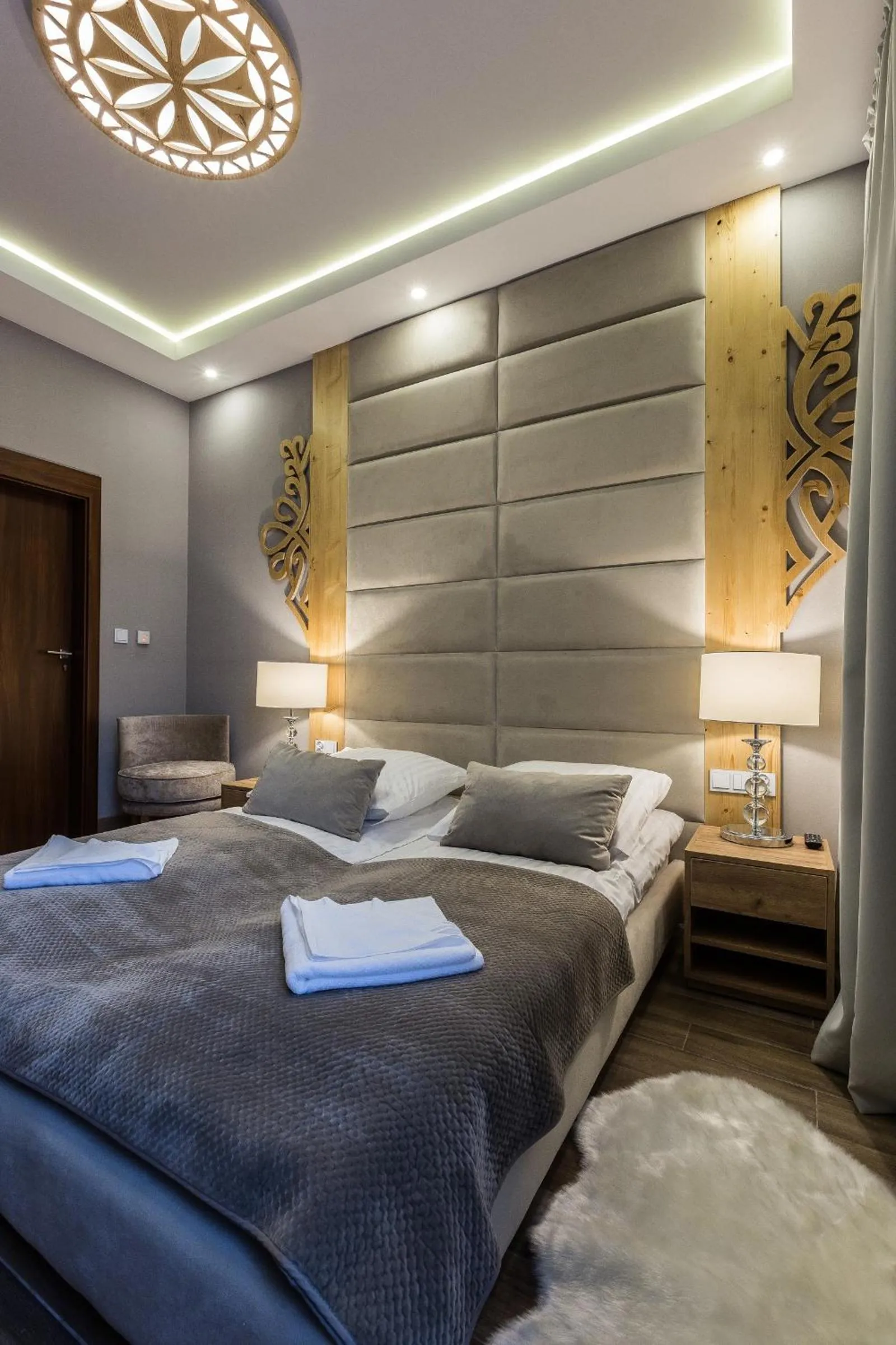 Bedroom, Bed in Aparthotel Góralski Spa & Restaurant