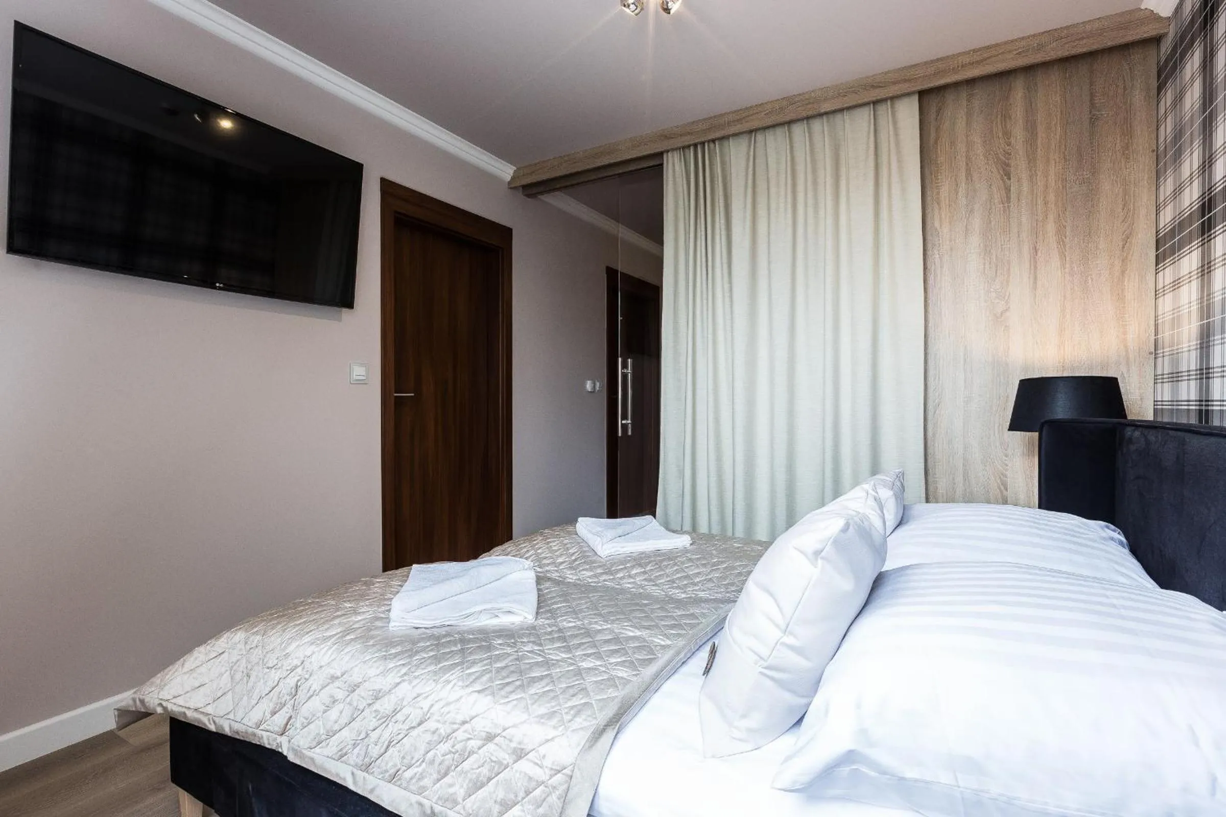 Bedroom, Bed in Aparthotel Góralski Spa & Restaurant