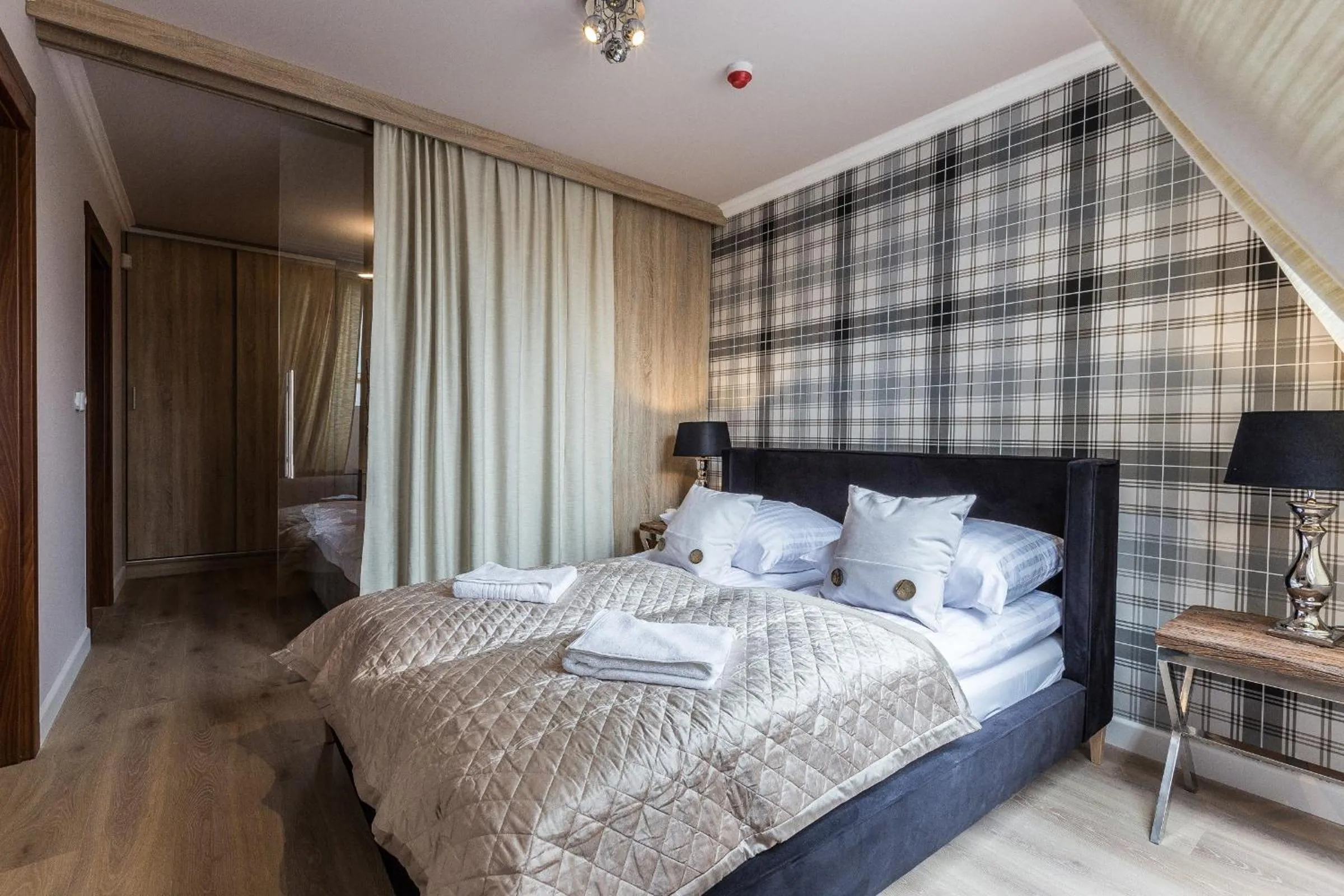 Bedroom, Bed in Aparthotel Góralski Spa & Restaurant