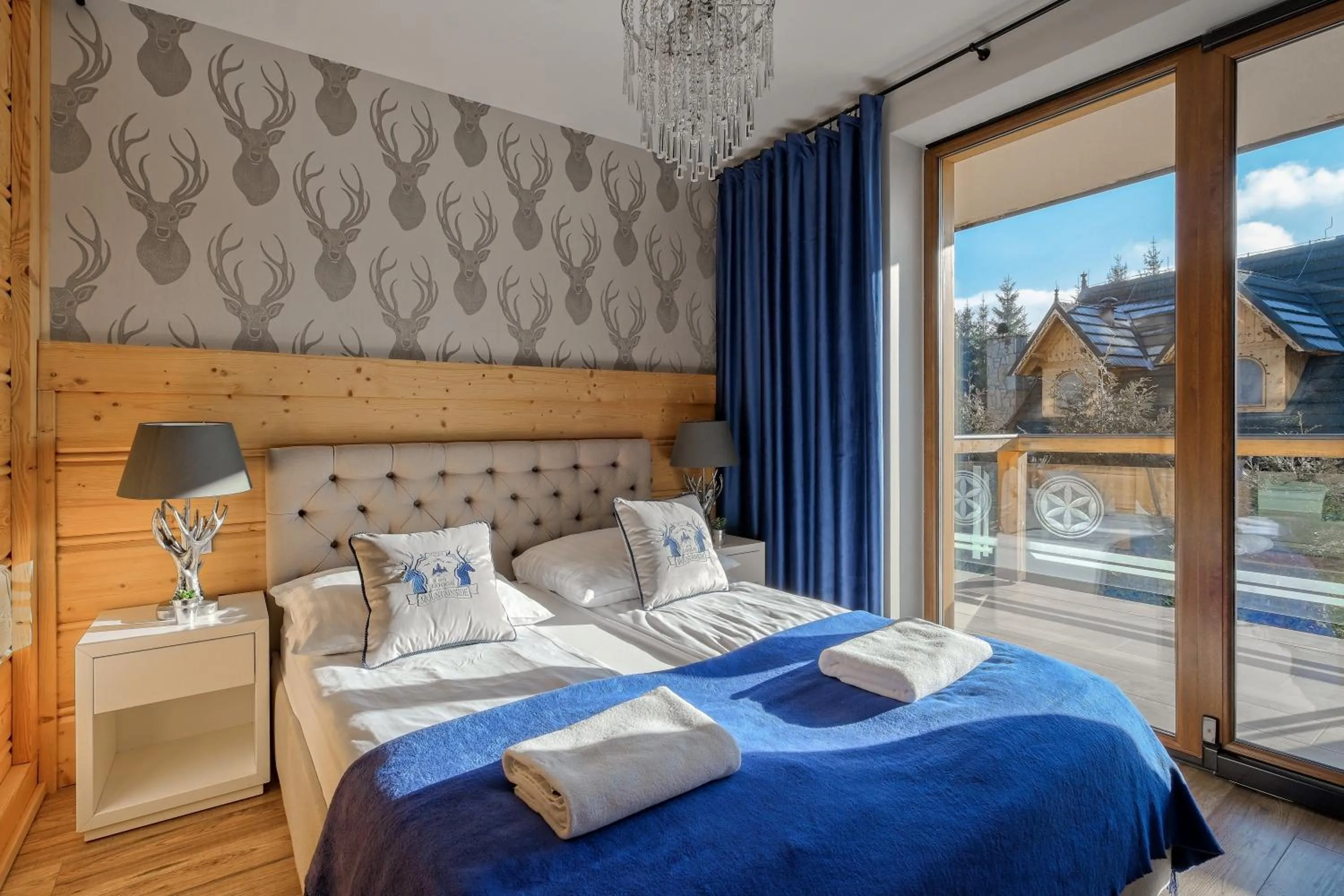 Bed in Aparthotel Góralski Spa & Restaurant