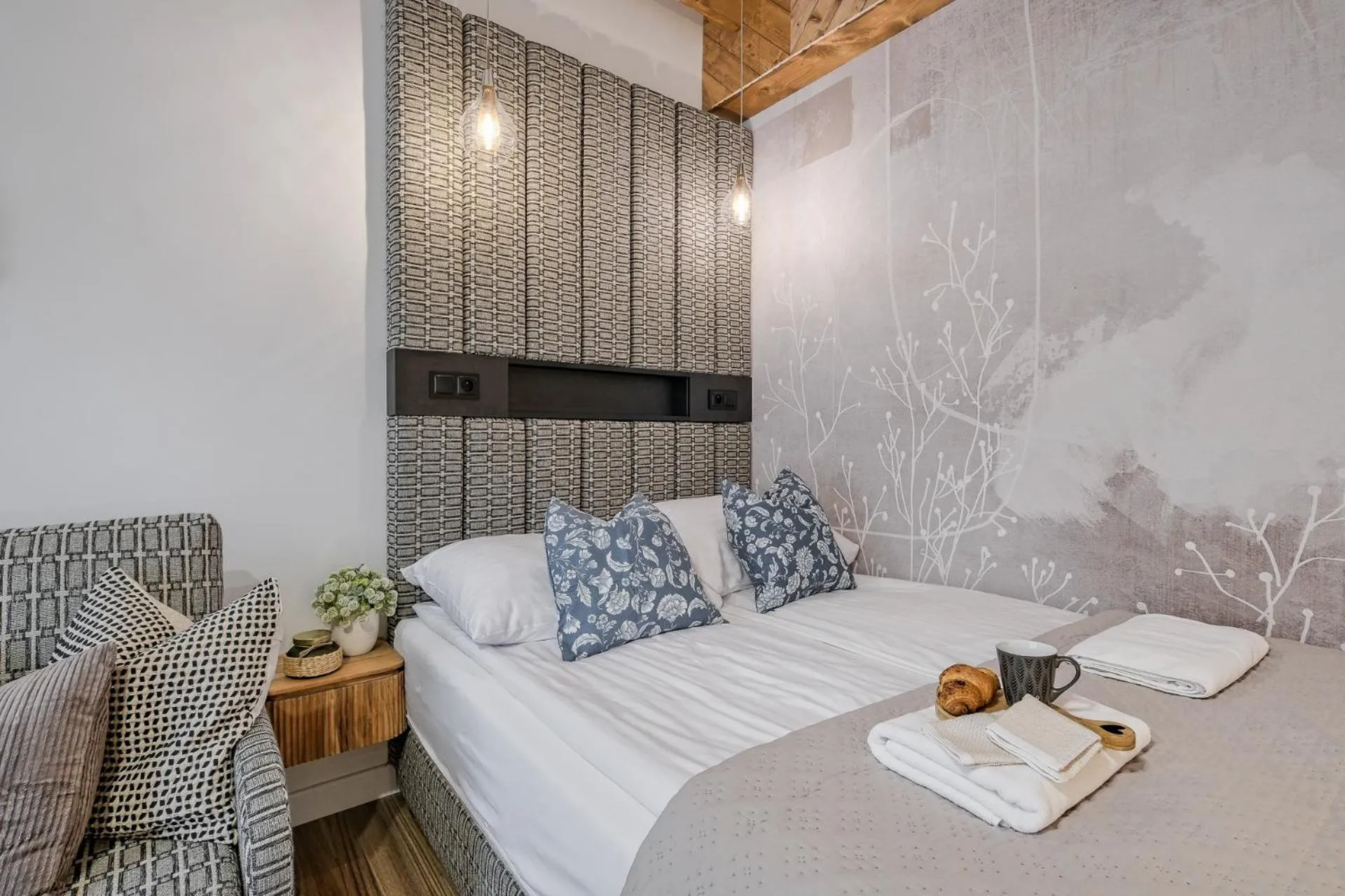 Bed in Aparthotel Góralski Spa & Restaurant