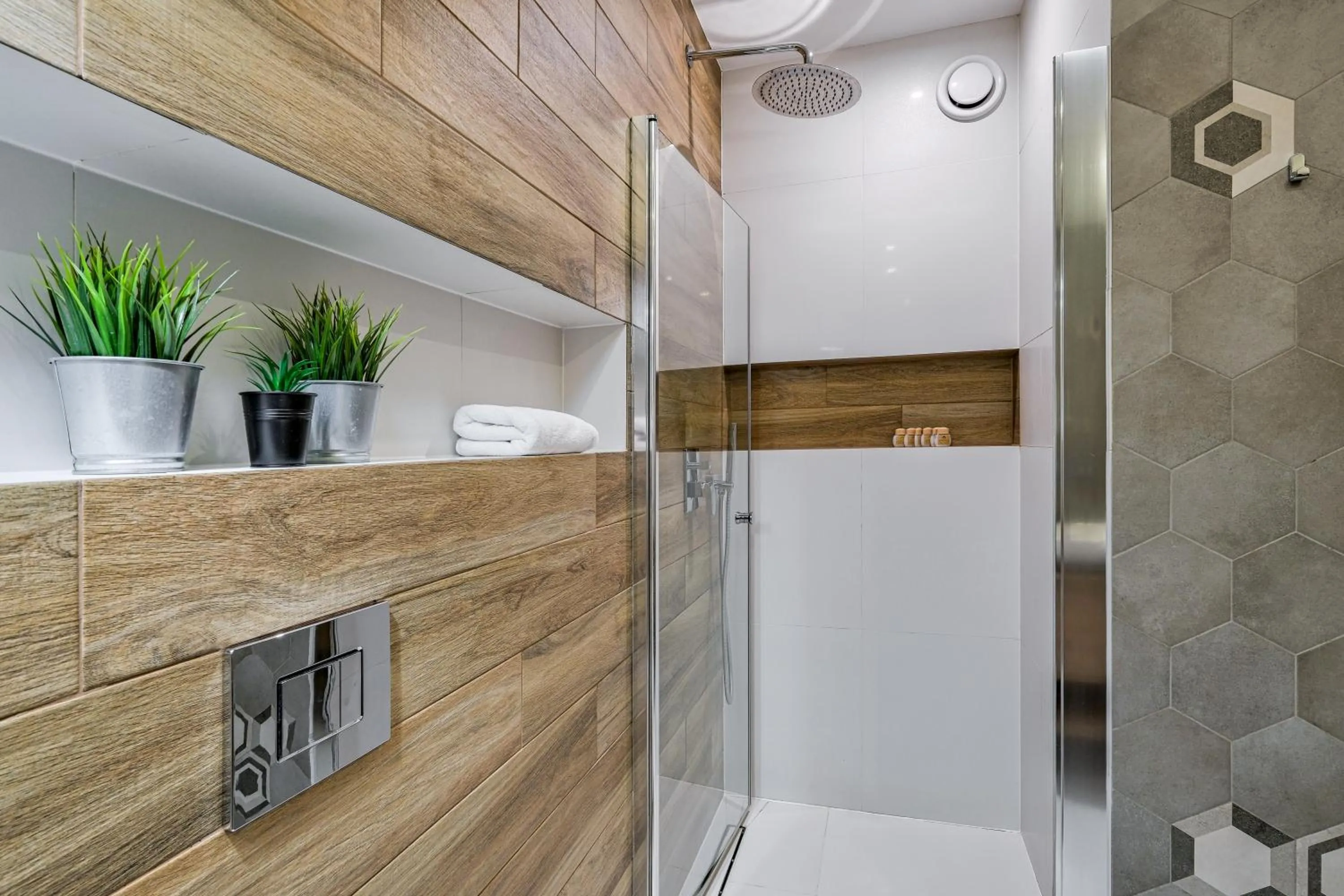 Shower in Aparthotel Góralski Spa & Restaurant