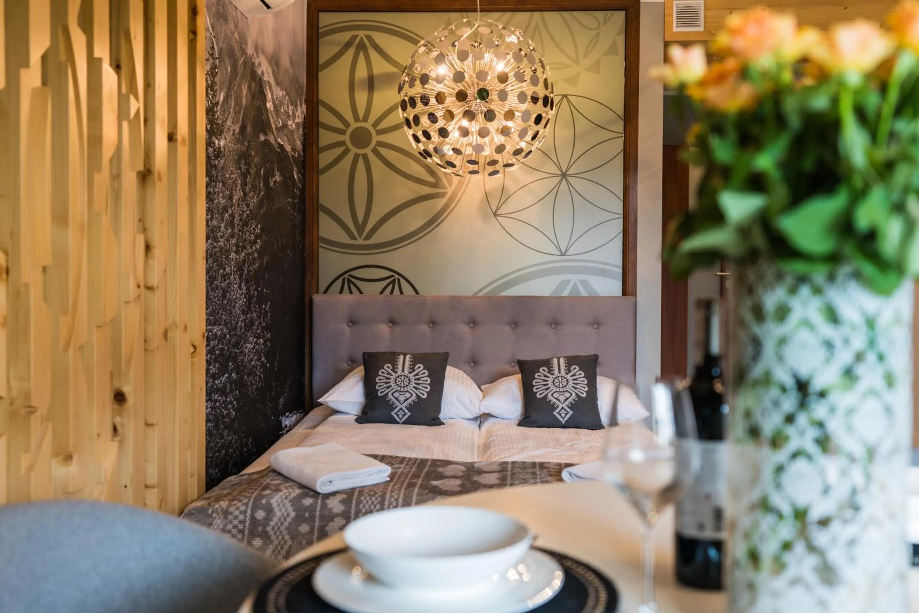 Photo of the whole room, Bed in Aparthotel Góralski Spa & Restaurant