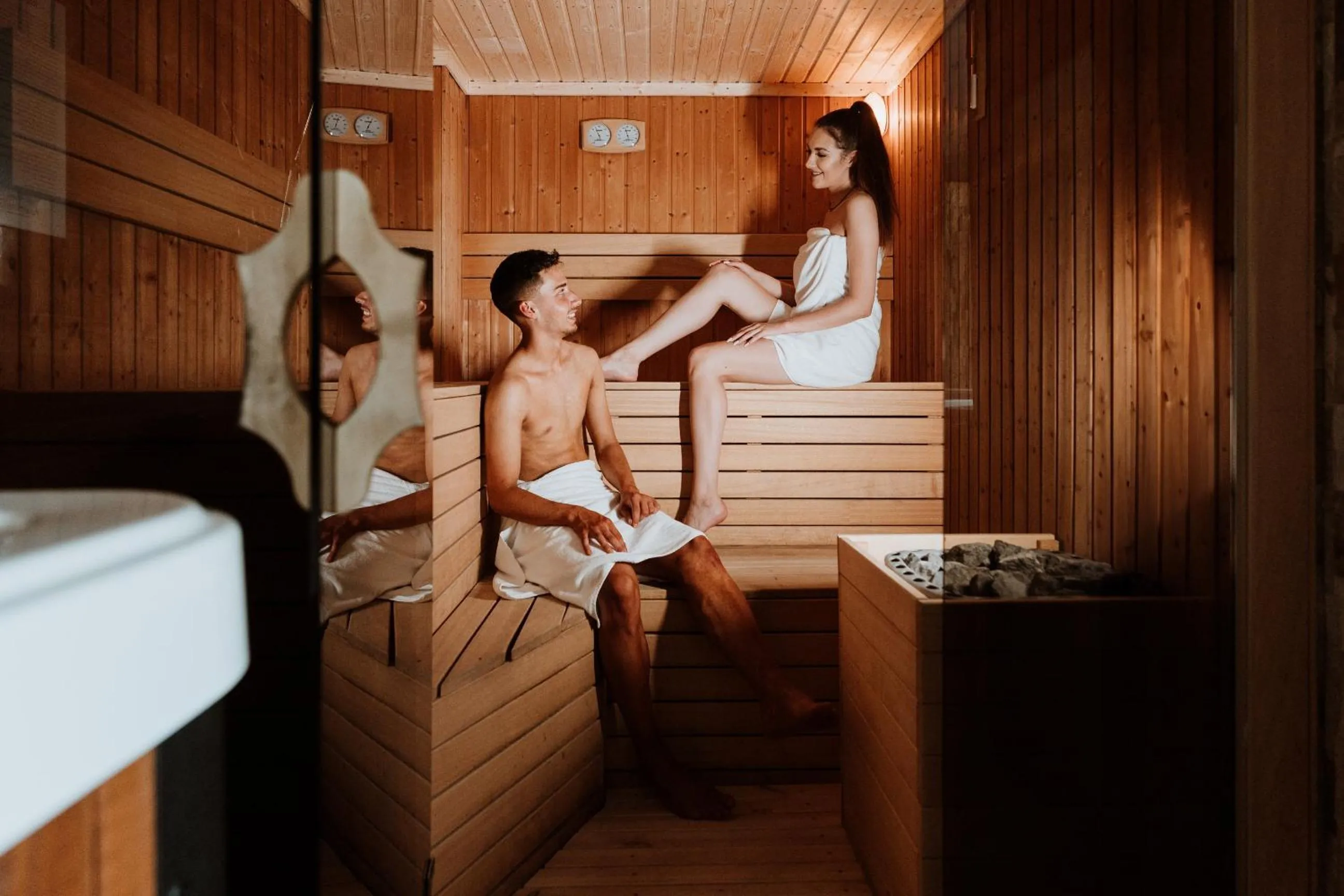 Sauna in Aparthotel Góralski Spa & Restaurant