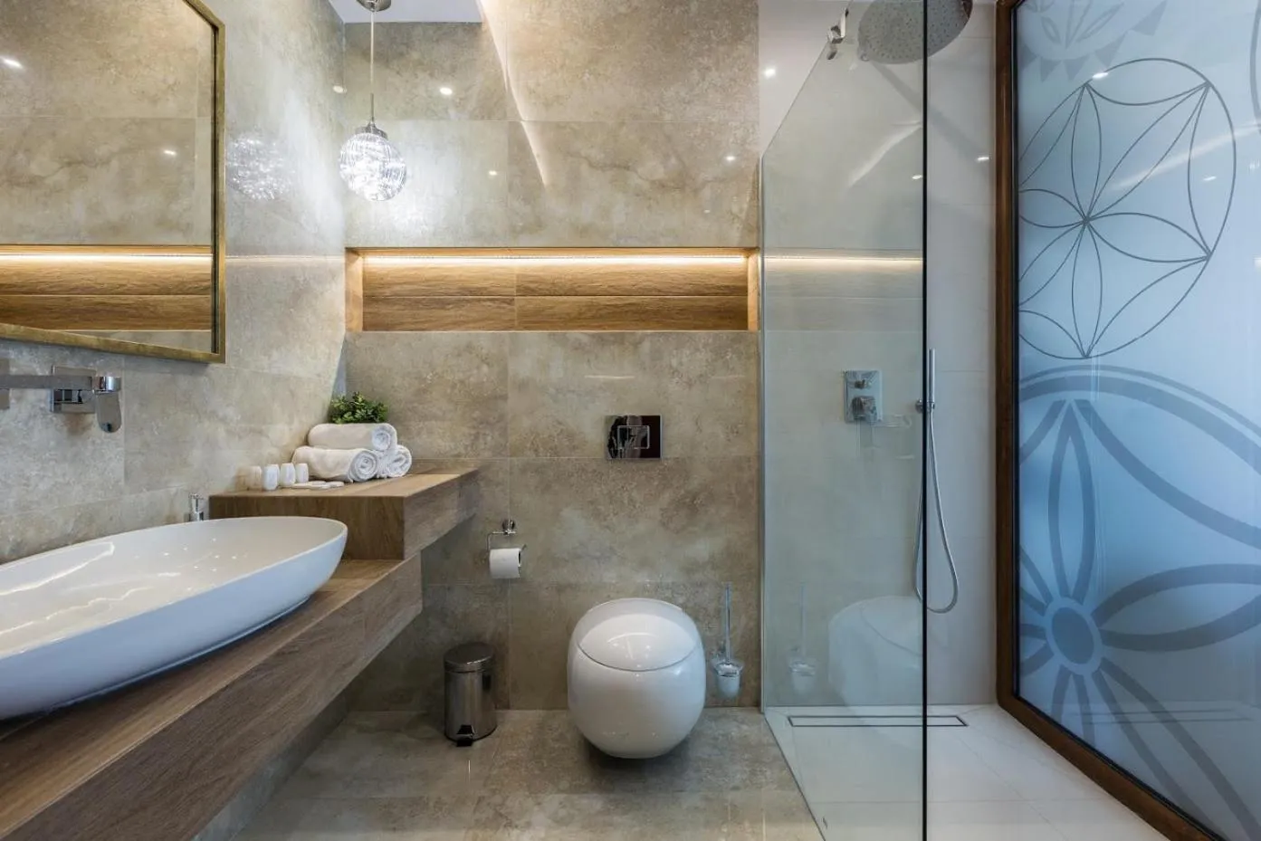 Shower in Aparthotel Góralski Spa & Restaurant