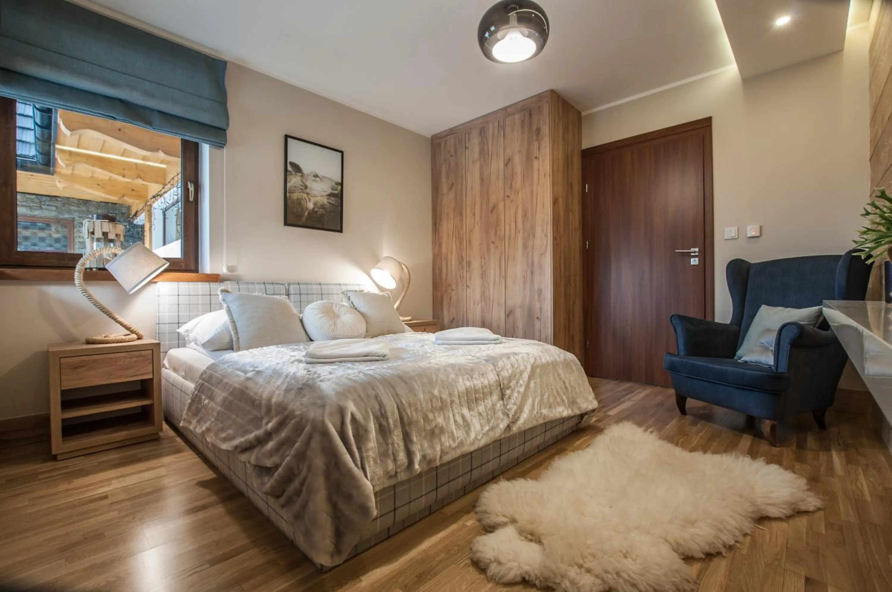 Bedroom, Bed in Aparthotel Góralski Spa & Restaurant