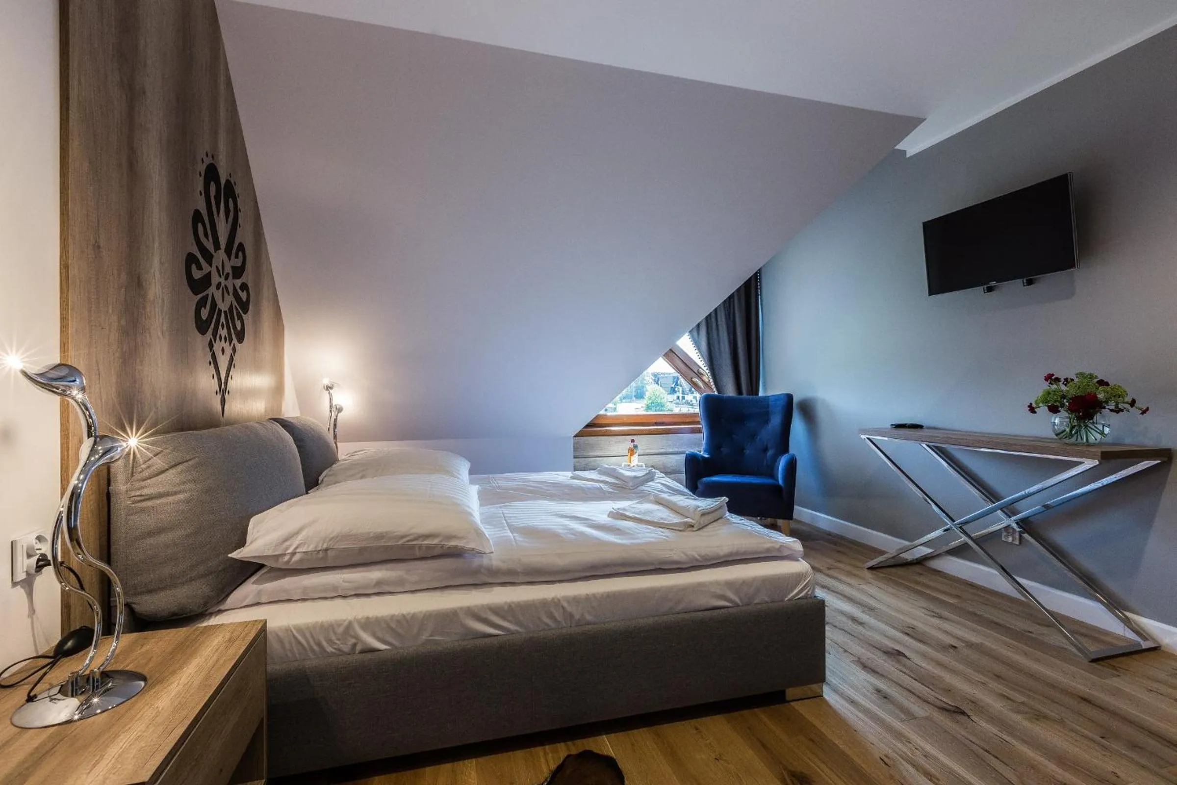 Bedroom, Bed in Aparthotel Góralski Spa & Restaurant