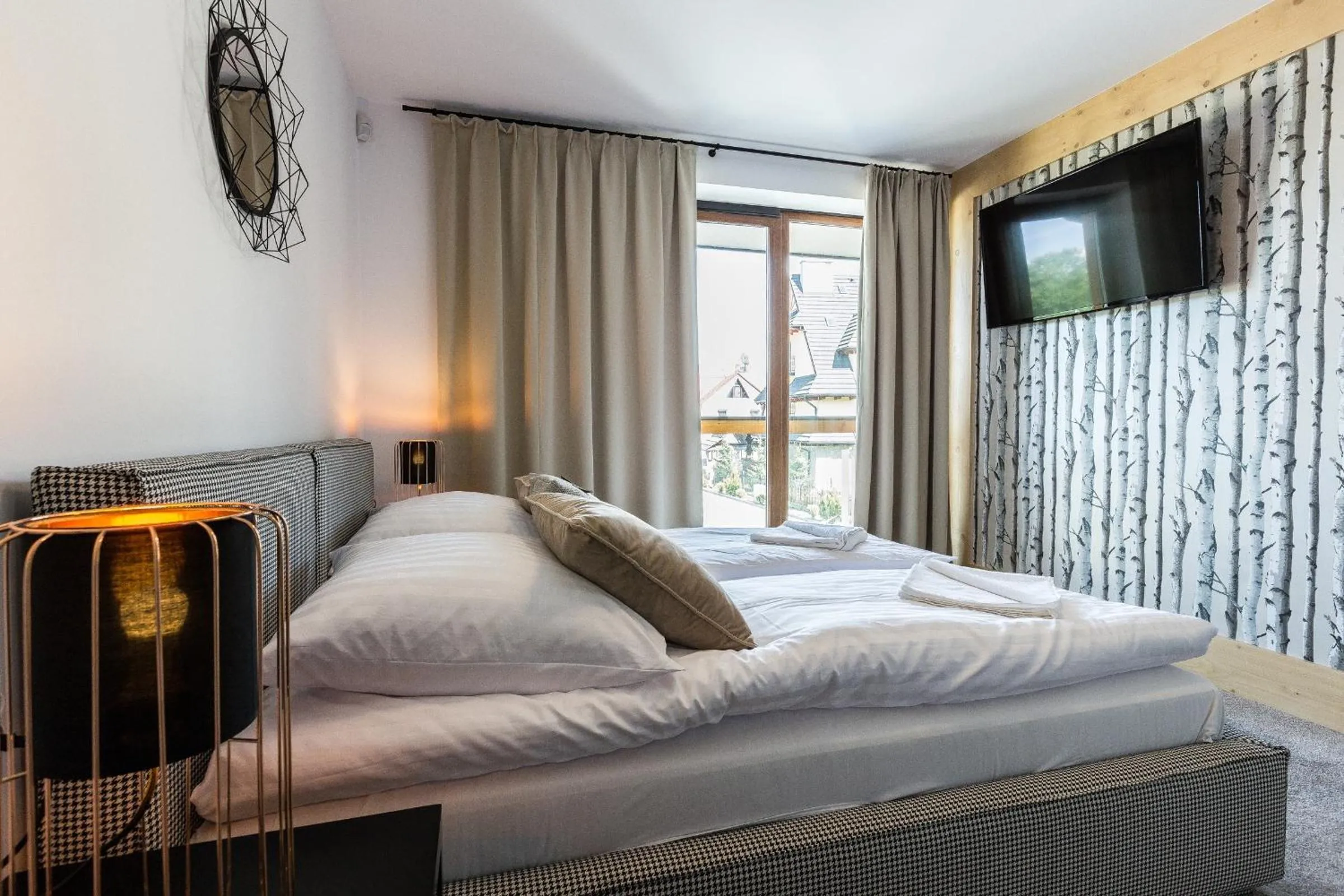 Bedroom, Bed in Aparthotel Góralski Spa & Restaurant