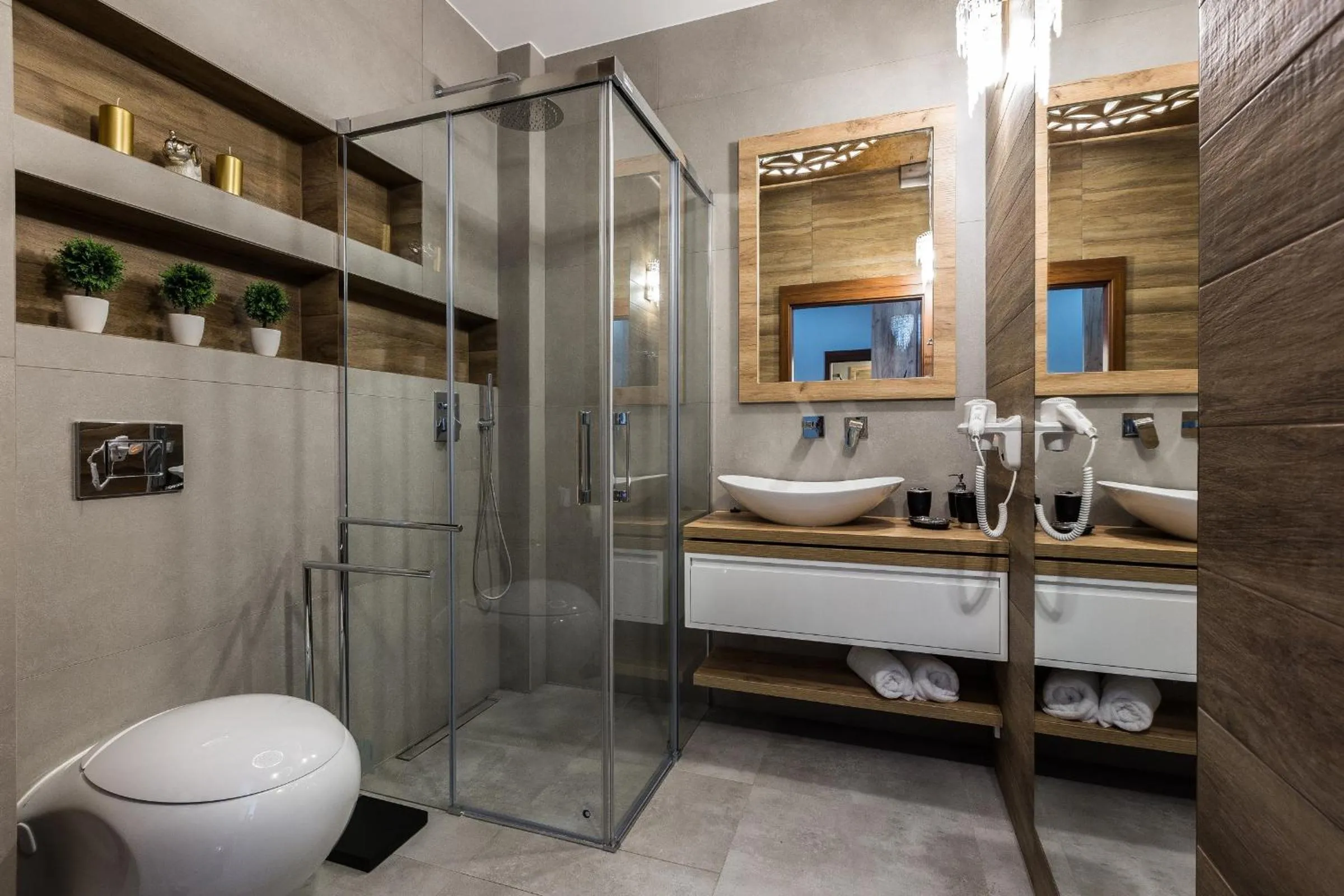 Shower in Aparthotel Góralski Spa & Restaurant