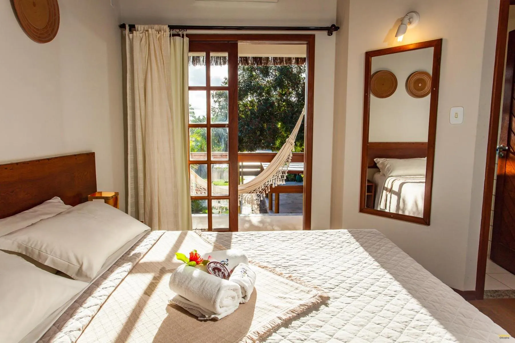 Bed in Ecoporan Hotel Charme Spa & Eventos