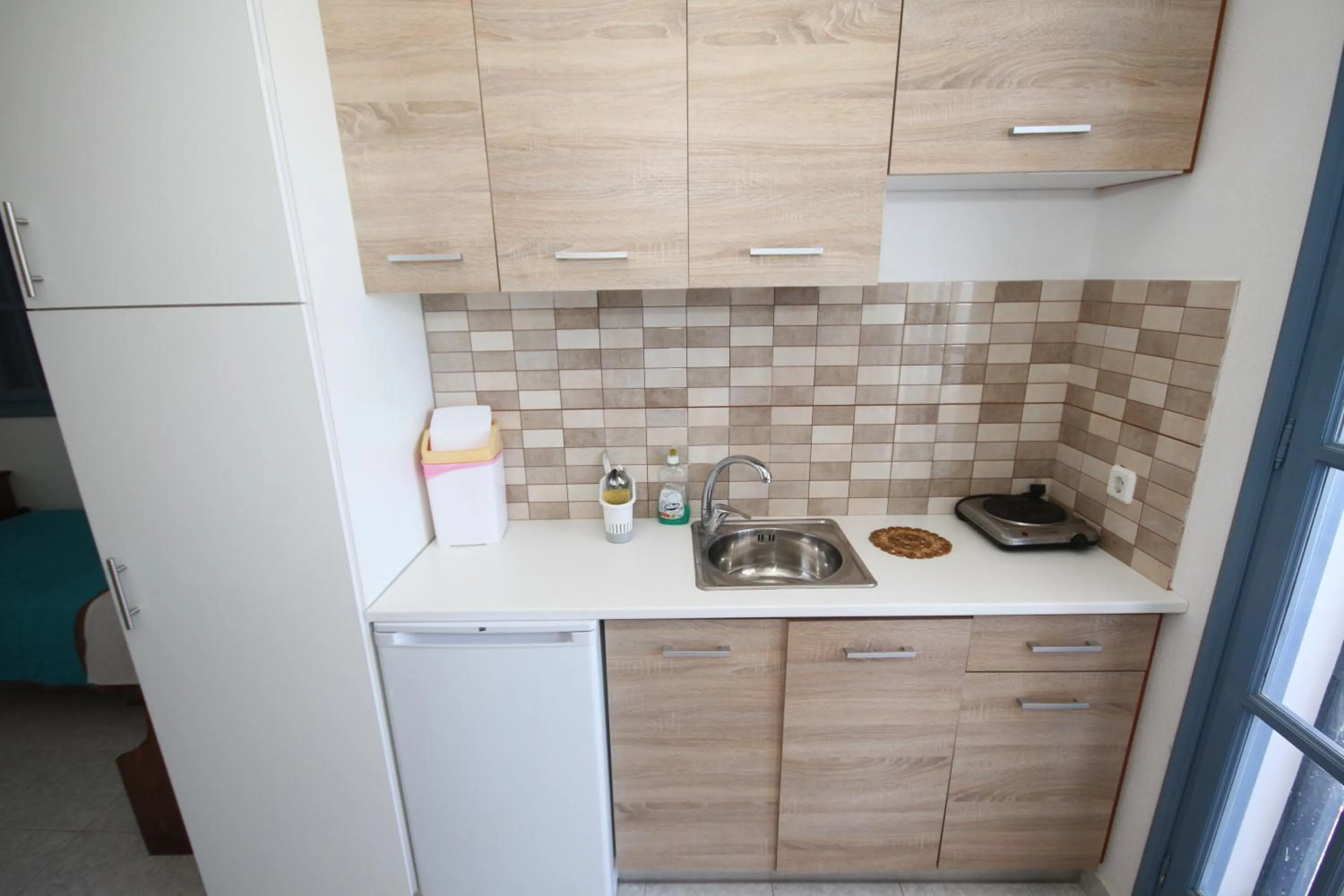 Kitchen or kitchenette in Maistrali Studios