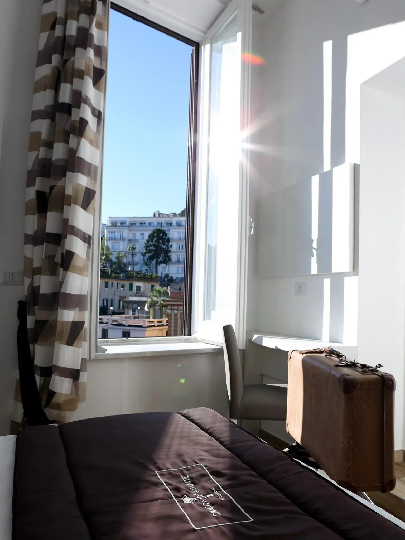 View (from property/room), Bed in Dimora Diamante View (from property/room), Bed in Dimora Diamante