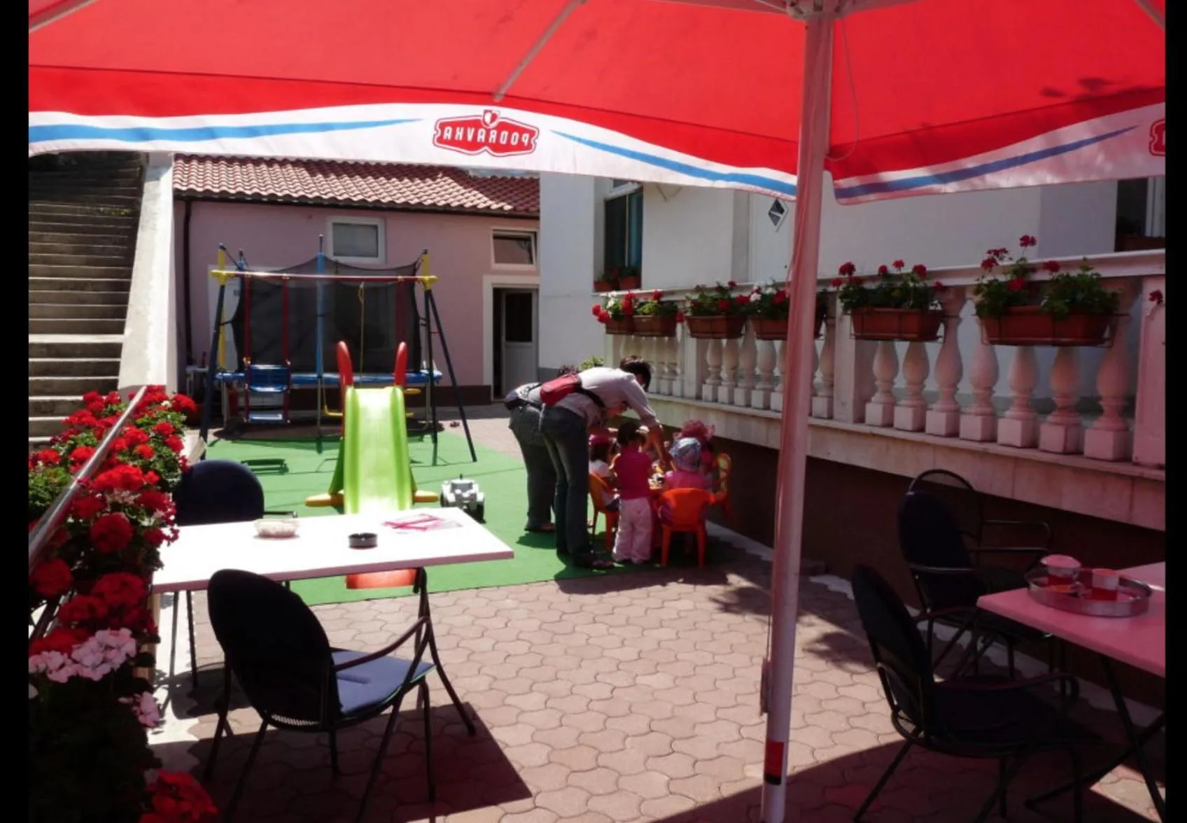 Children play ground in Lux Hotel Pansion