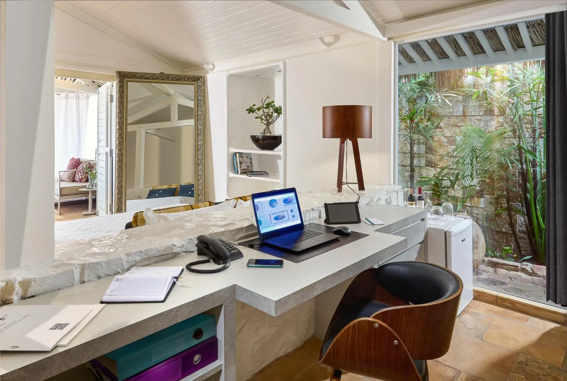 TV and multimedia, Bed in The Chili Beach Private Resort