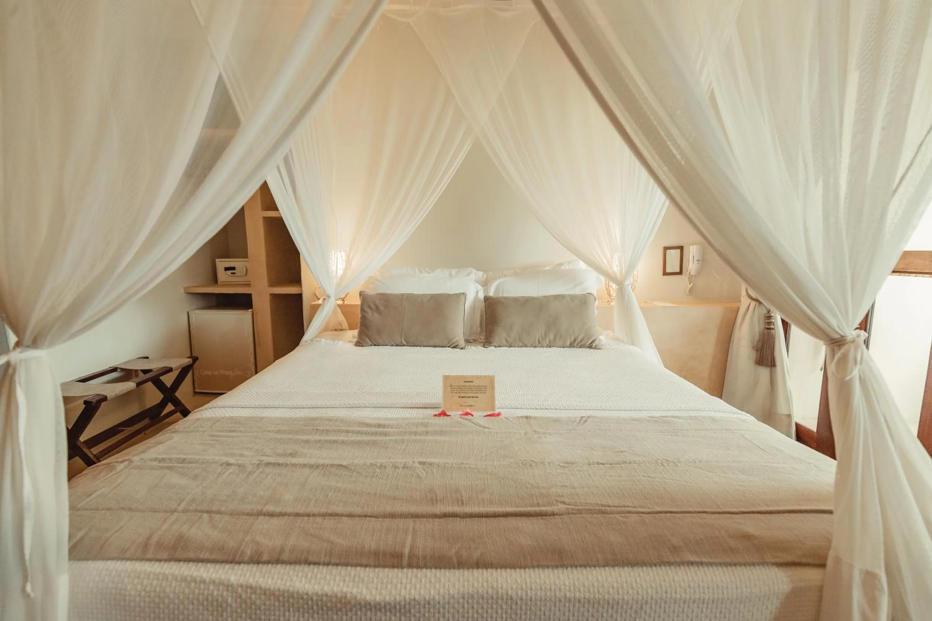 Bed in Casa na Praia