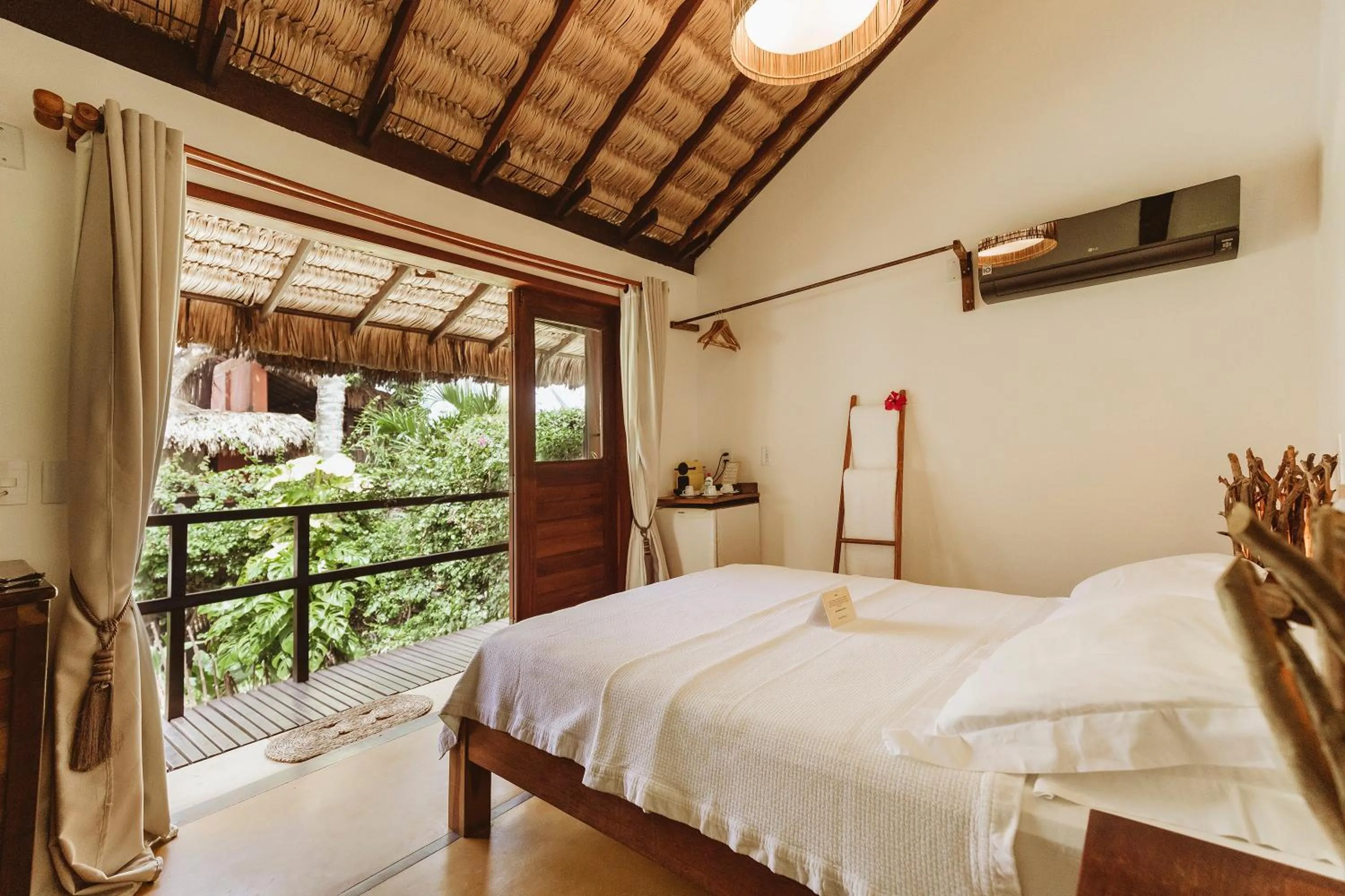 Bedroom, Bed in Casa na Praia
